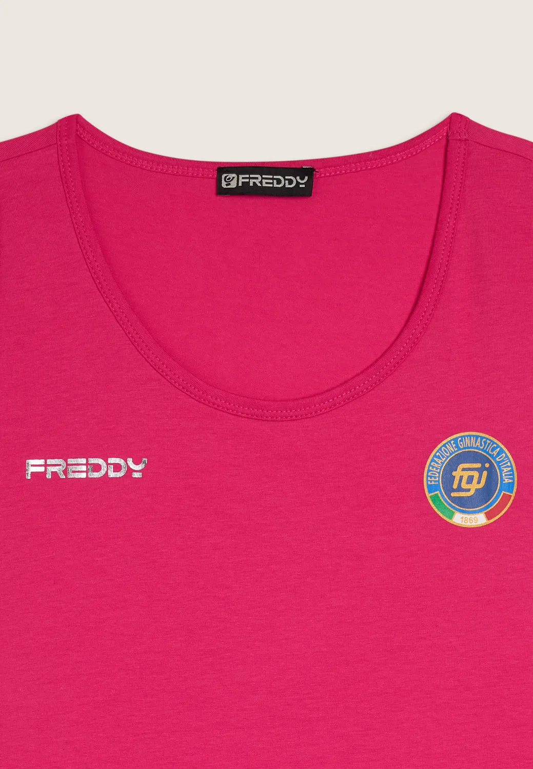 Freddy FGI Tank Top Damen Beetroot Jersey Gymnastik