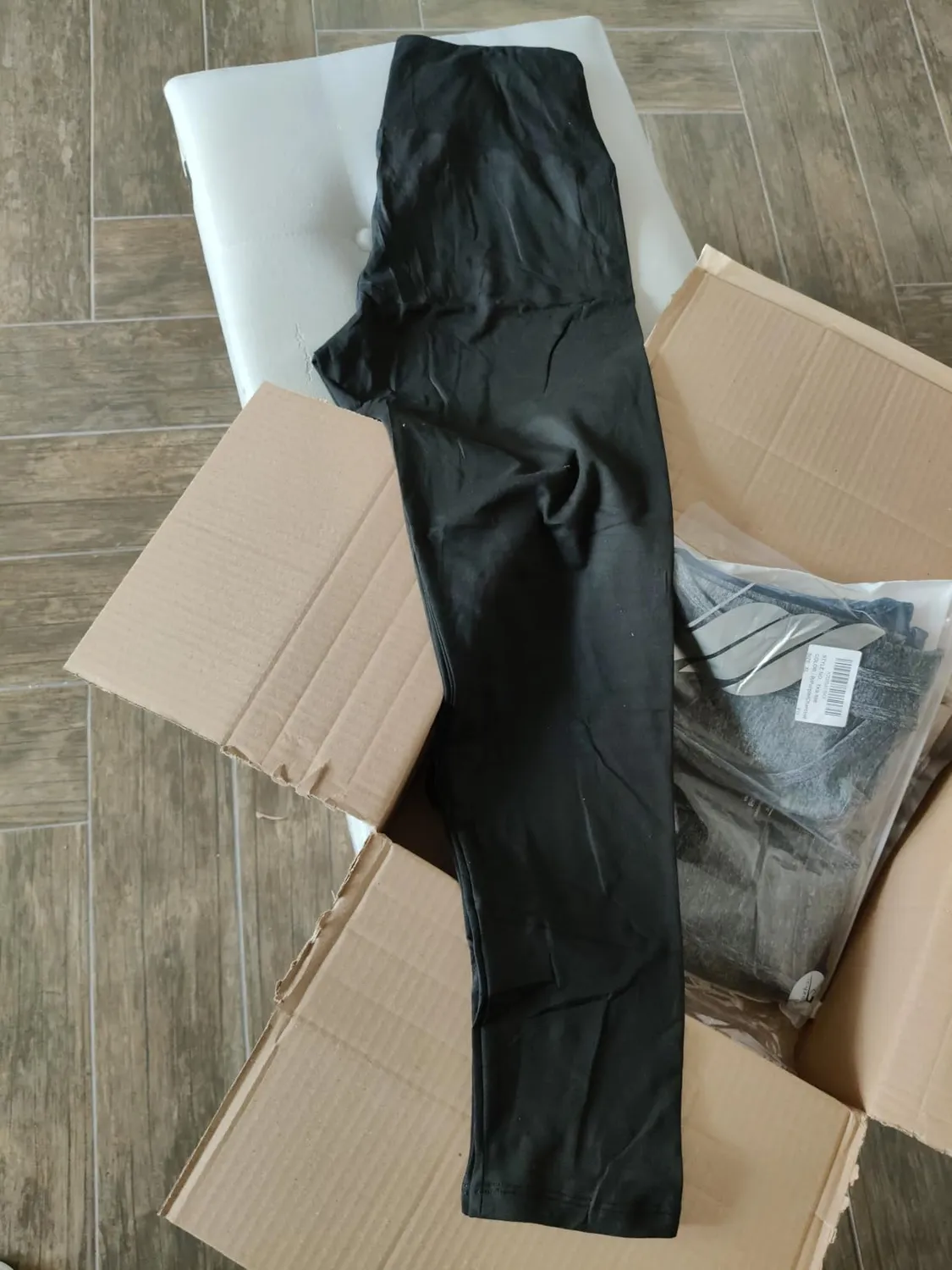 SINOPHANT High Waist Leggings Damen 2er Pack Schwarz blickdicht