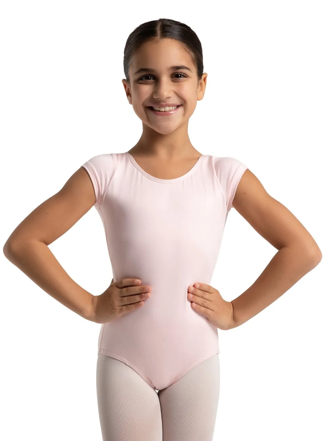 Capezio Studio SE1005C Mädchen Ballettanzug Kurzarm Schwarz