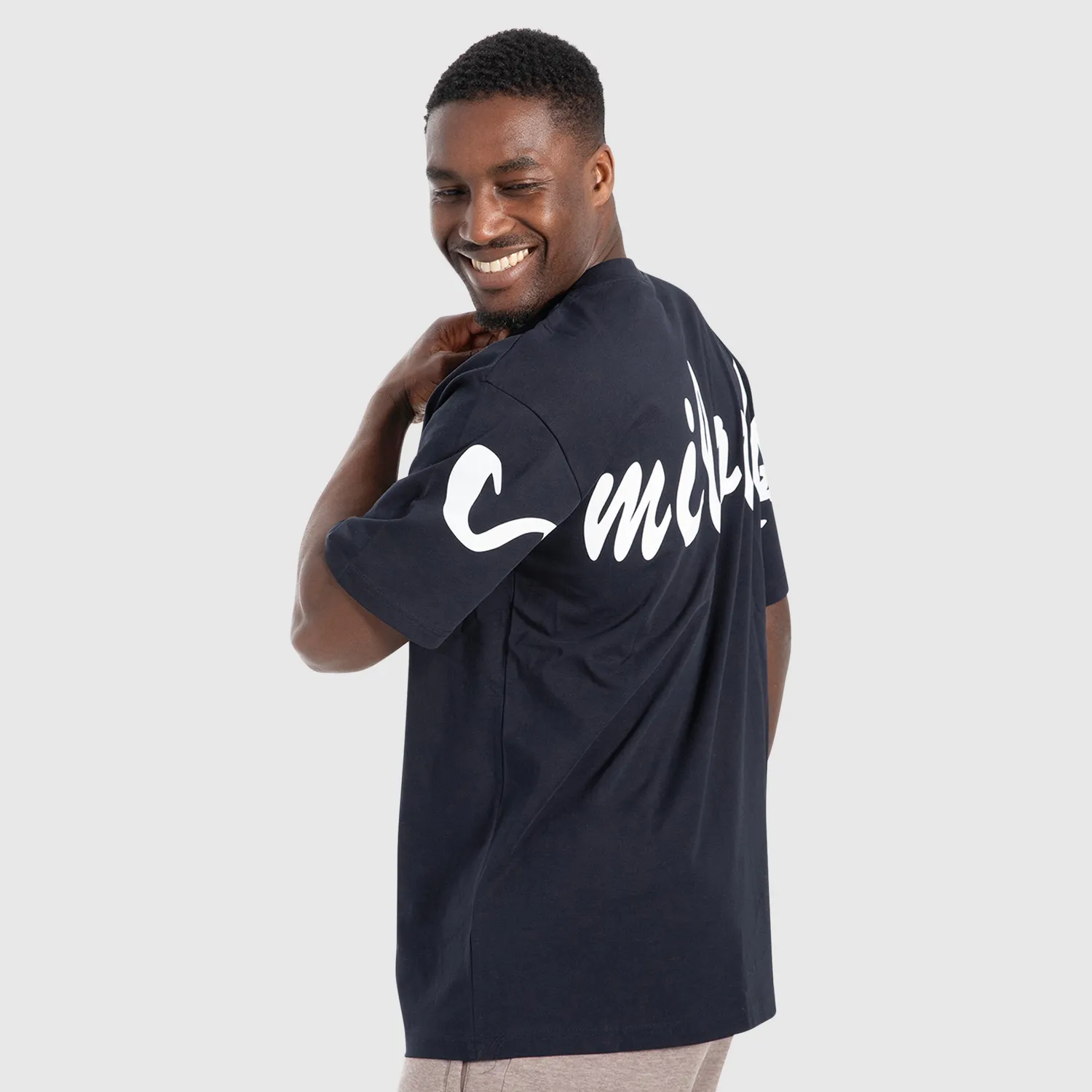 Smilodox Carnos Liquid Brail T-Shirt Schwarz Oversize