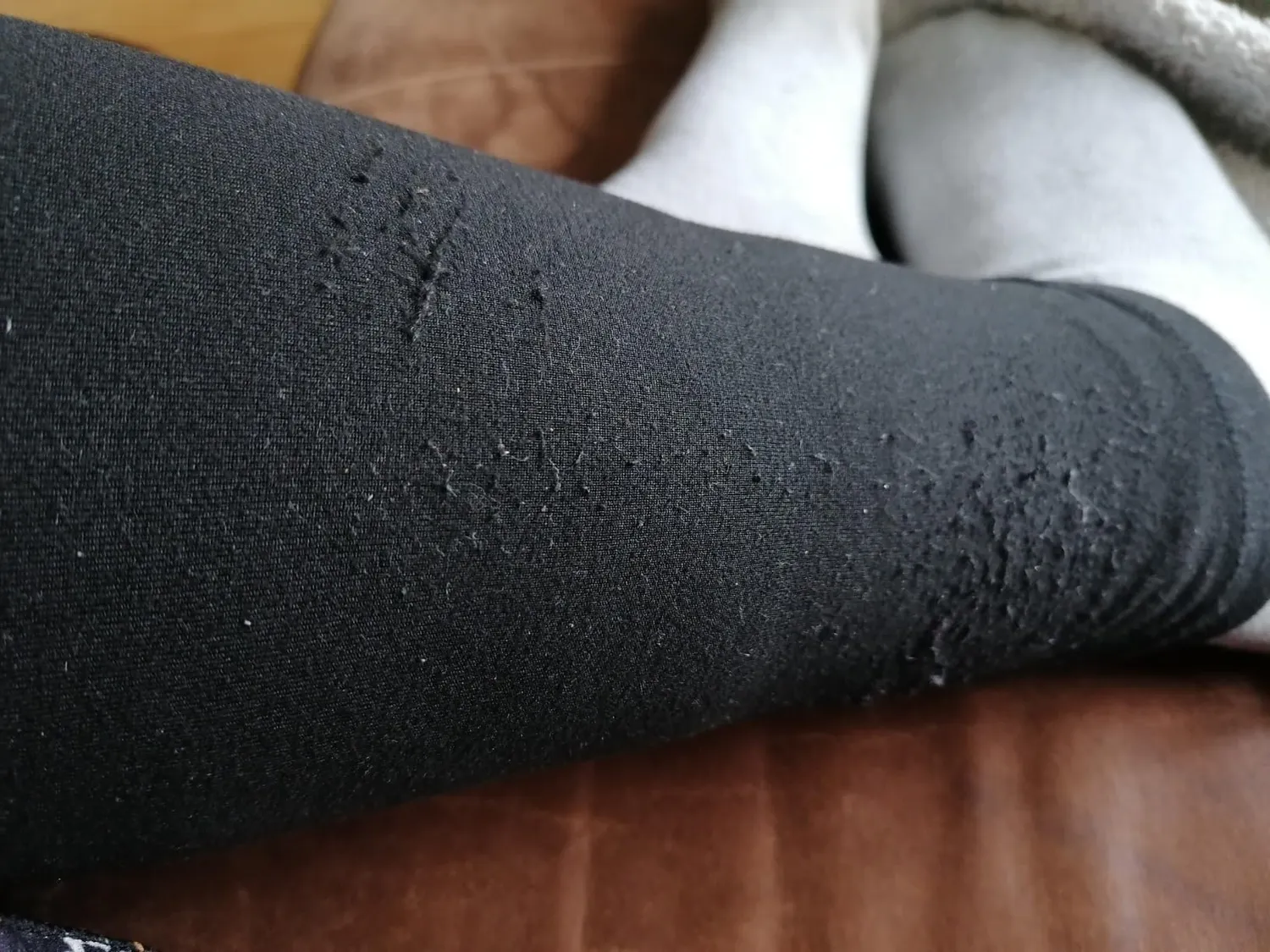SINOPHANT Thermo Leggings Damen Schwarz Fleece blickdicht