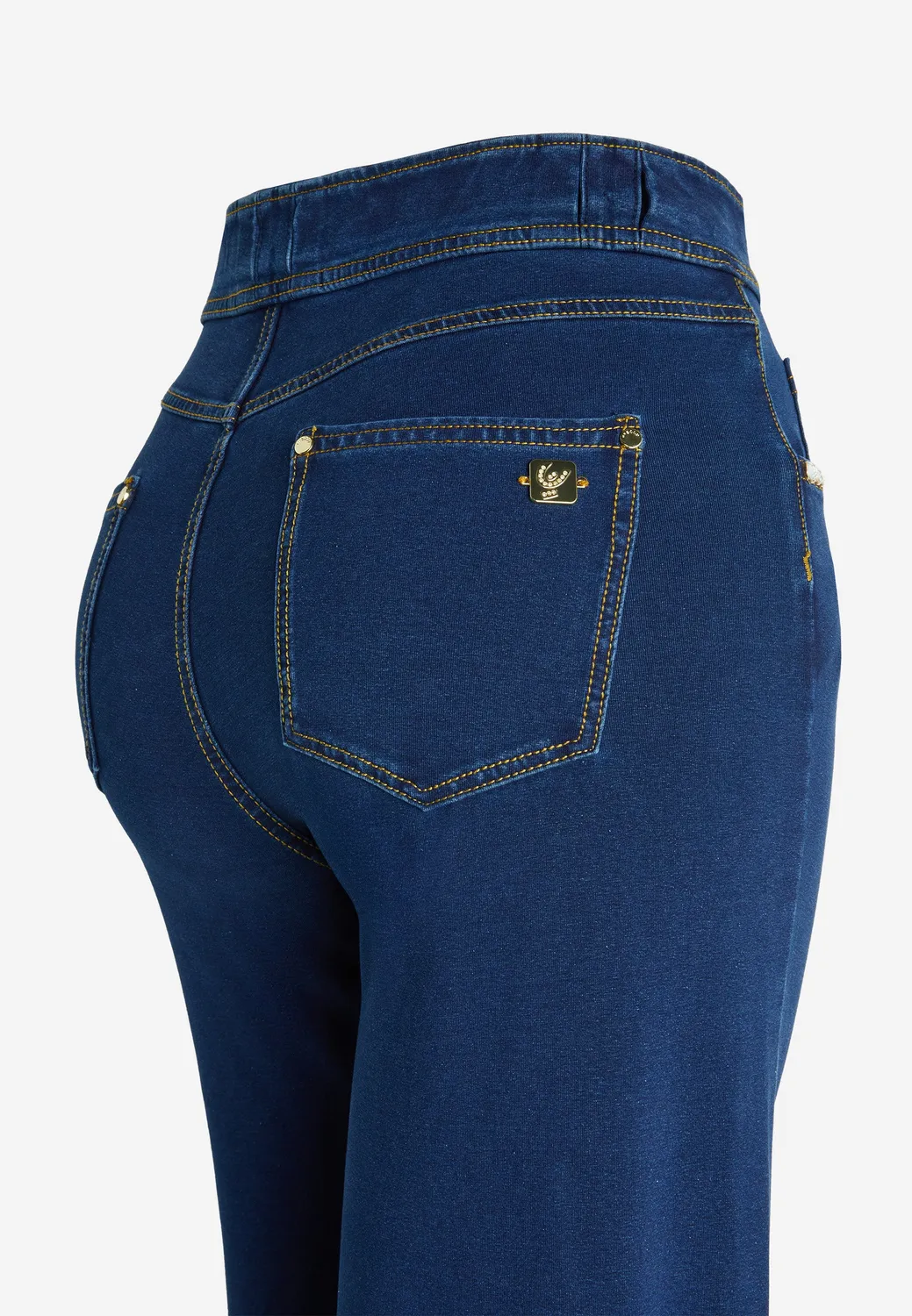 Freddy N.O.W. Wide Leg Cropped Jeanshose Denim
