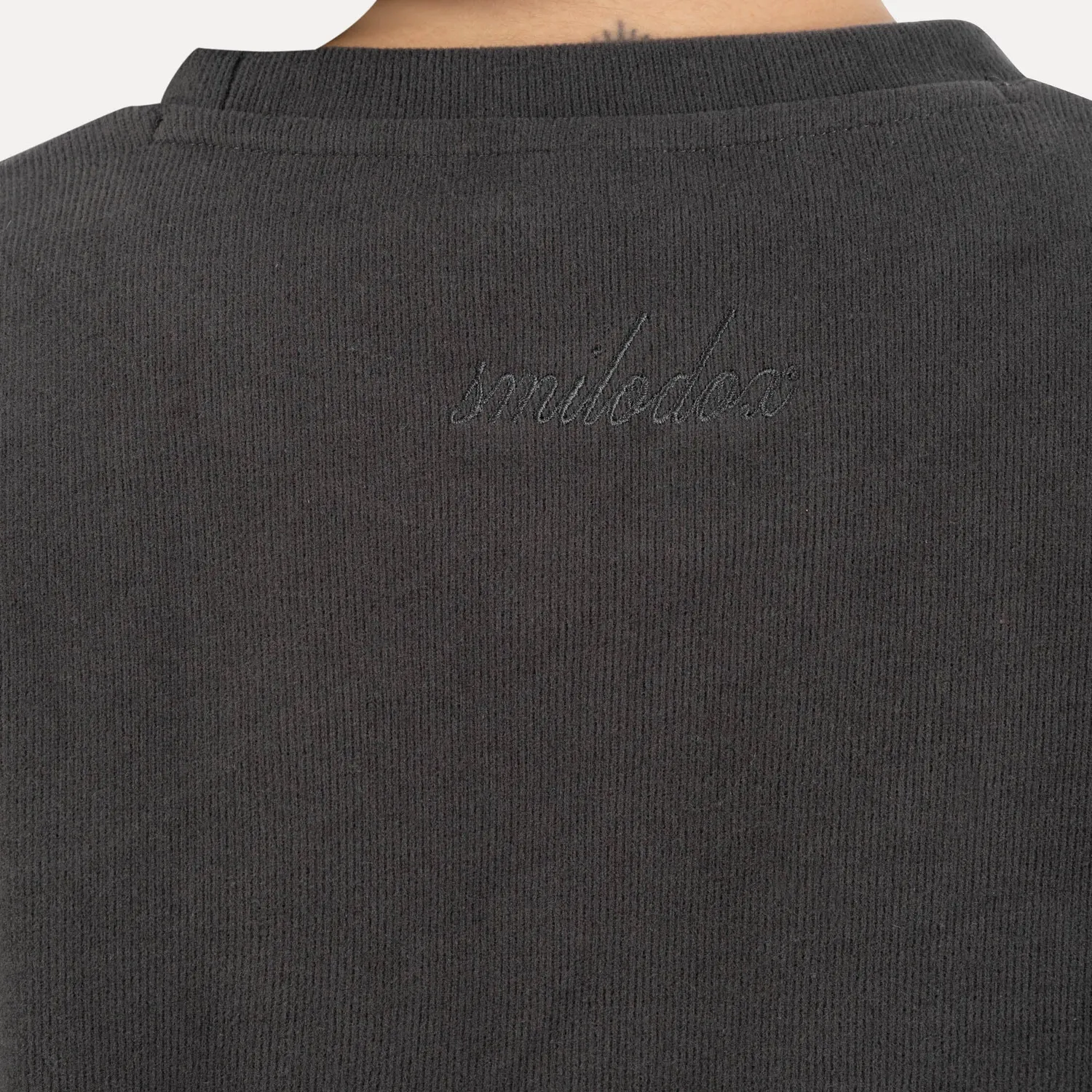 Smilodox Sirel Longsleeve Schwarz Oversize