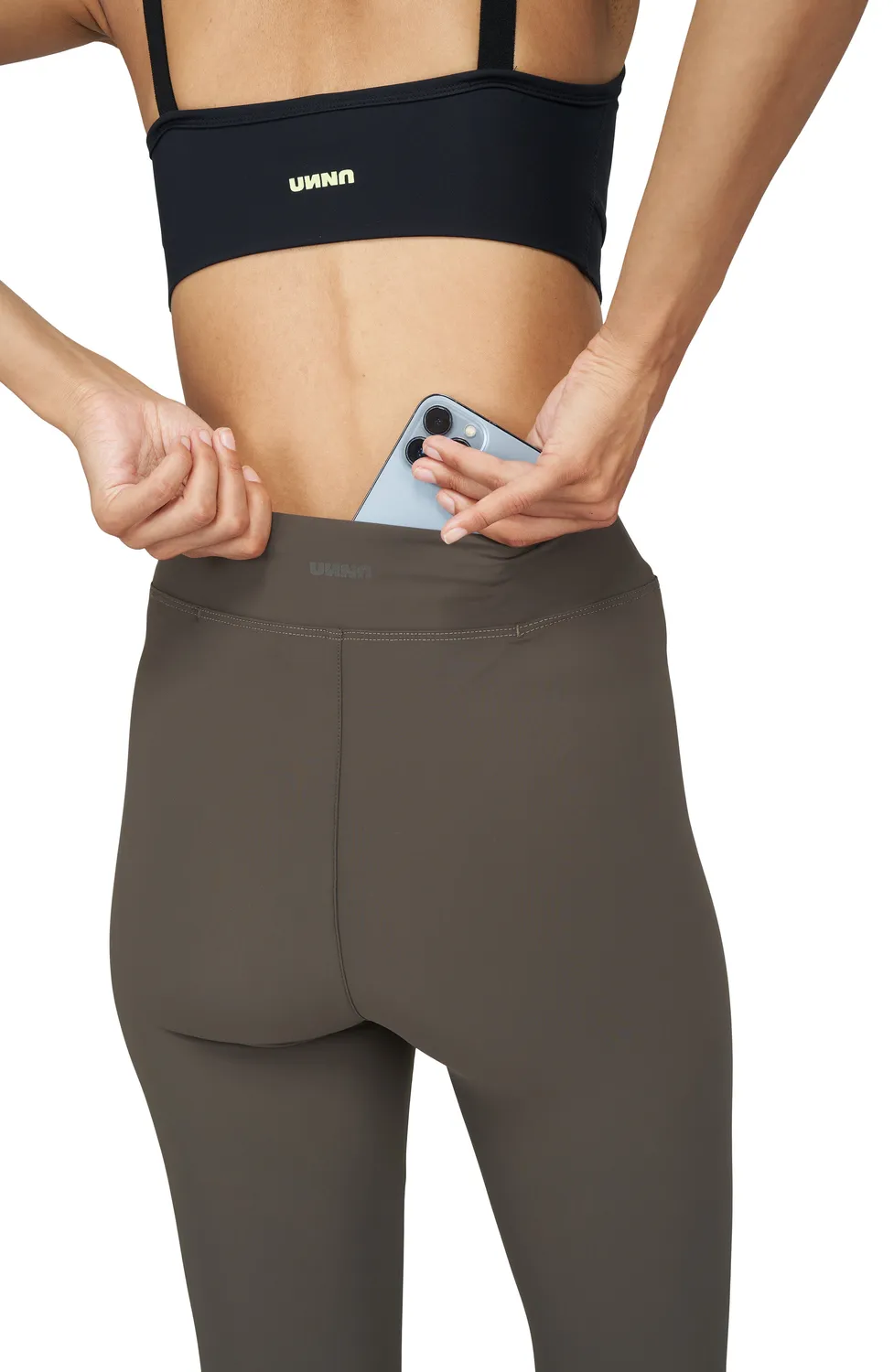 UNNA Everywhere Tights Warm Grey mit Taschen