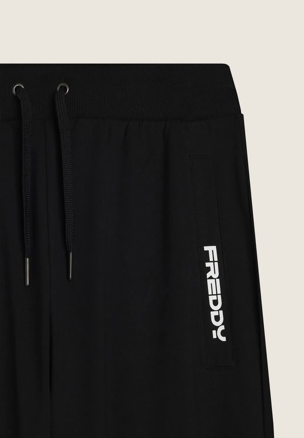 Freddy Jersey Stretch Sporthose schwarz mit Taschen