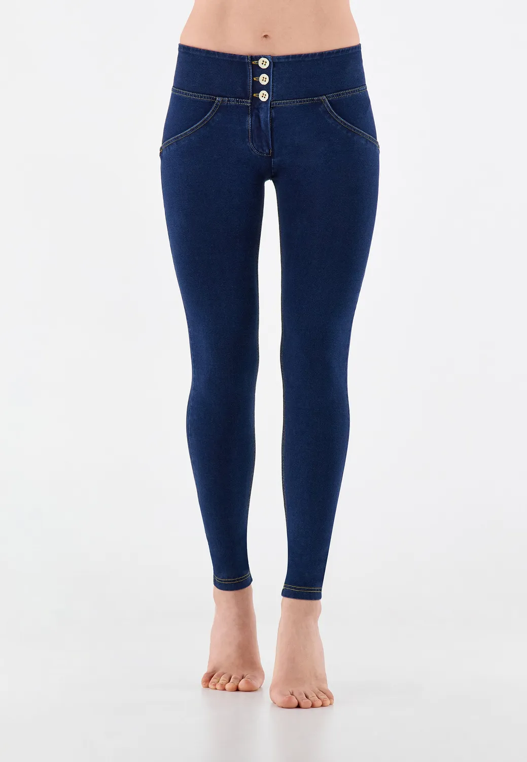 Freddy WR.UP Jeggings Skinny Dark Jeans Bio-Baumwolle
