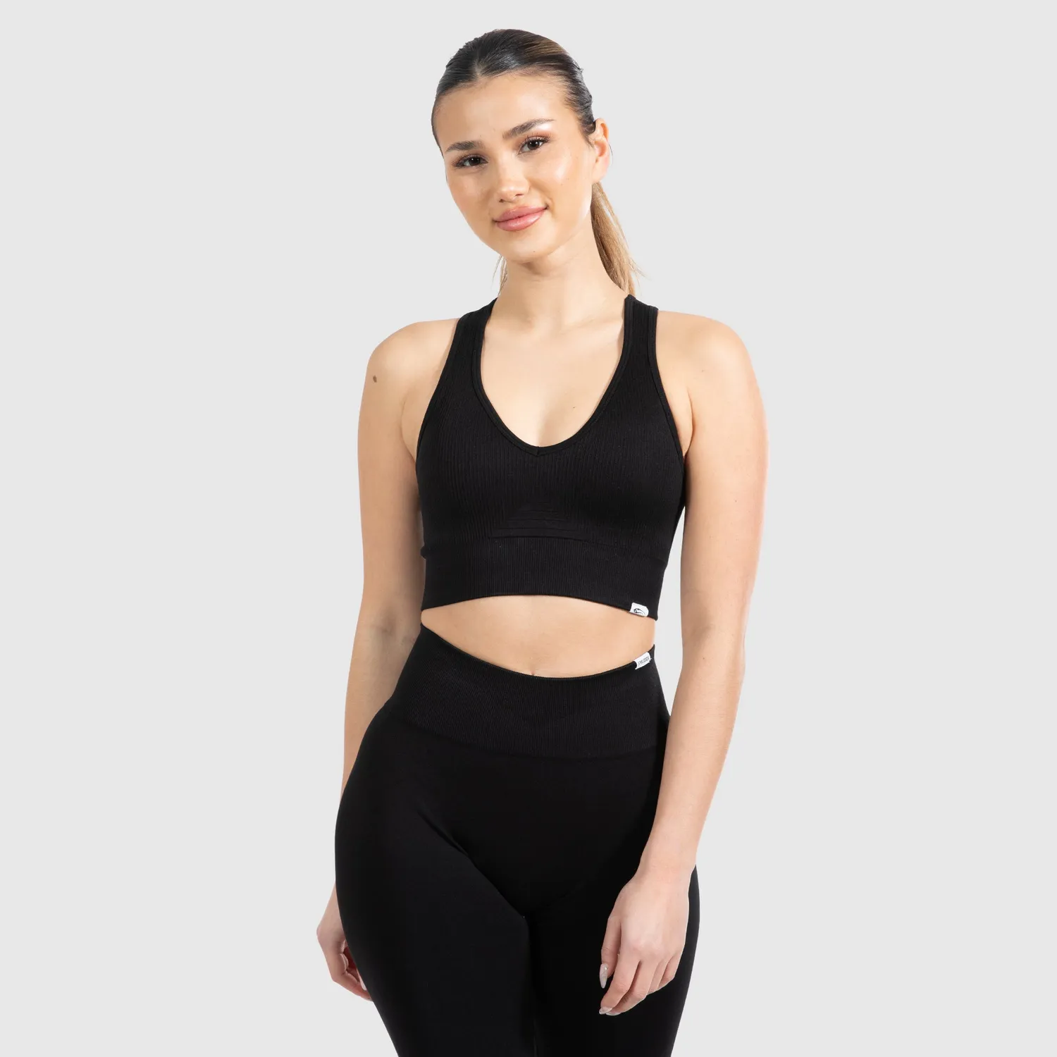 Smilodox Amaze Pro Sport-BH Damen Schwarz Blickdicht