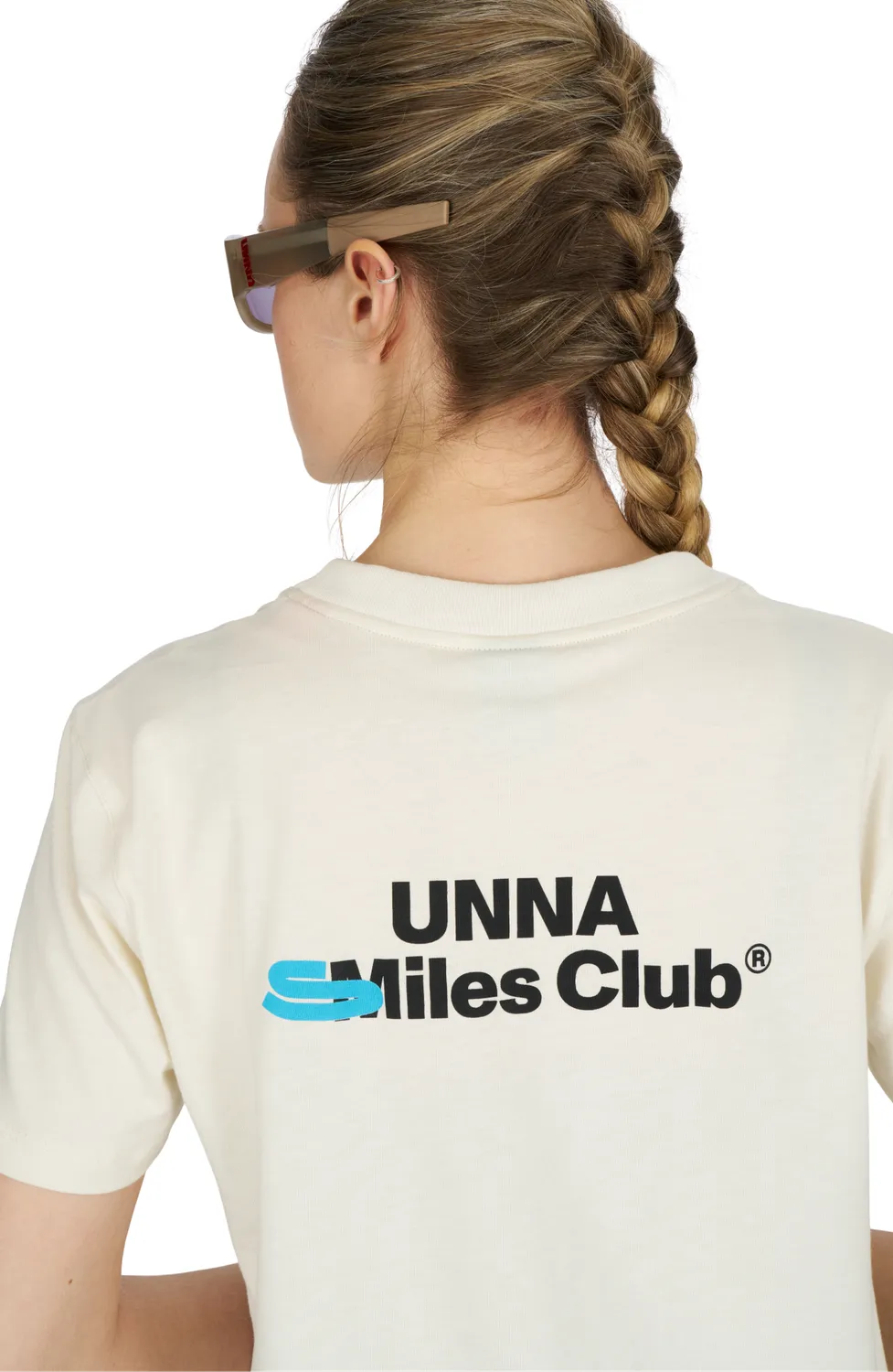 UNNA Smiles Club Tee W T-Shirt Vanilla White Bio-Mix