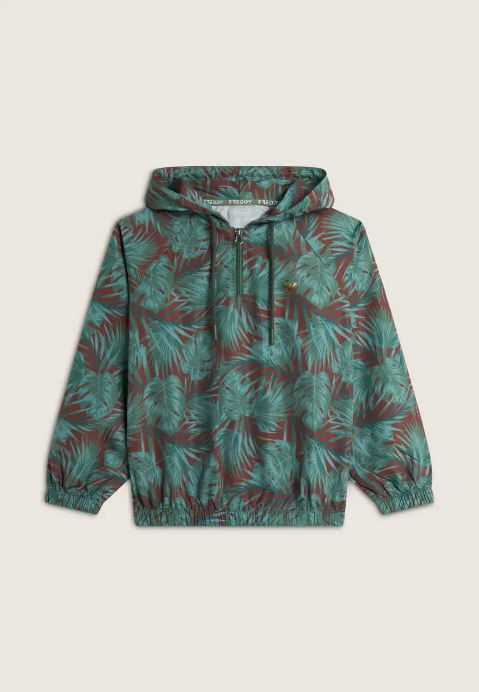 Freddy Mädchen Softshelljacke Tropical Kapuze bunt