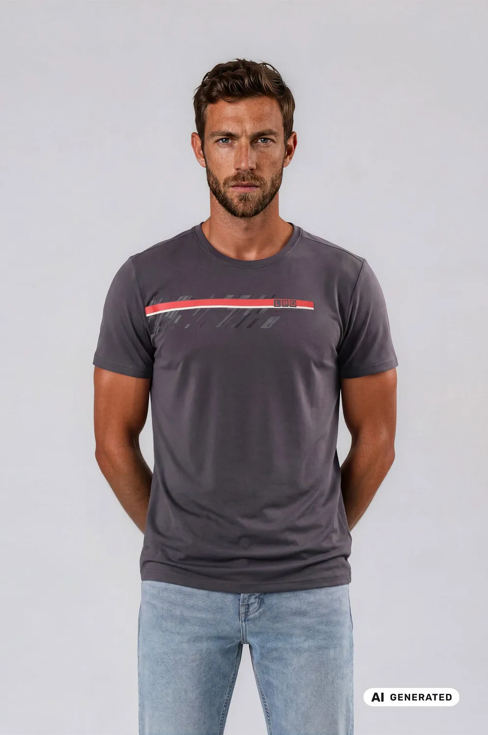 LPO Vico T-Shirt Herren dunkelgrau schnelltrocknend