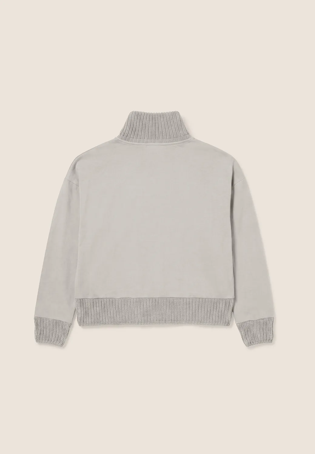 Freddy Sweatshirt Damen Modal Stehkragen Braun Comfort