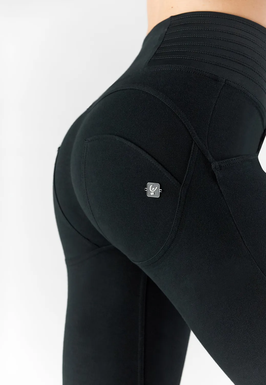 Freddy WR.UP 7/8 Push-up Leggings Schwarz superhoher Bund