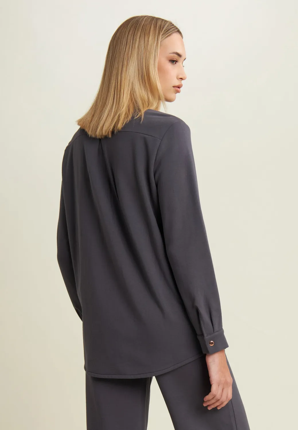 Freddy Sweat-Hemd Damen Goldknöpfe Forged Iron warm