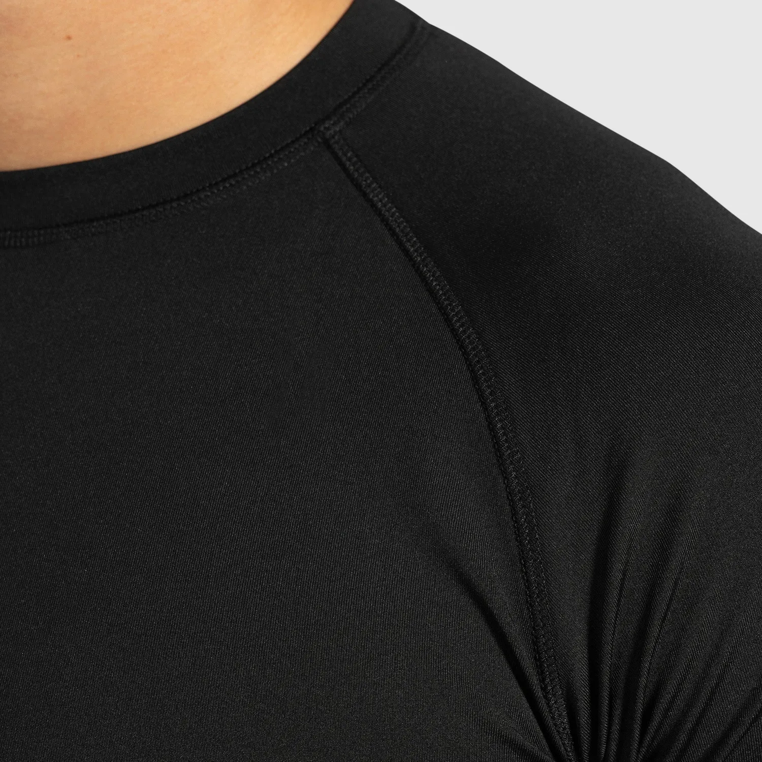 Smilodox Zeyn Longsleeve Schwarz Herren Langarm