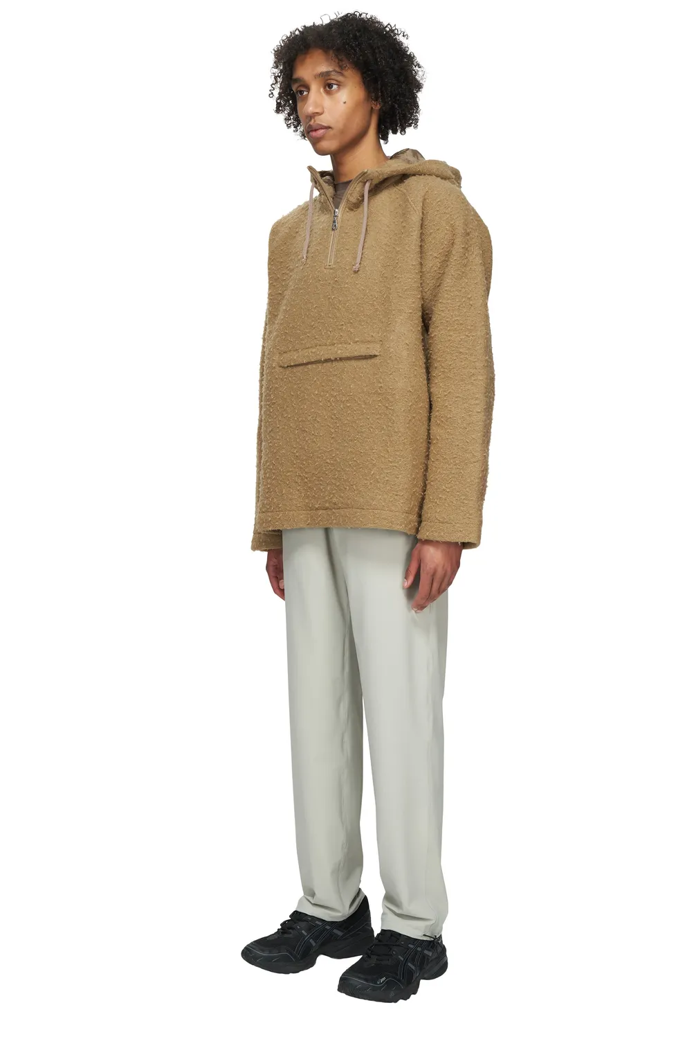 UNNA Walkman Anorak Jacke Camel Beige Wolle