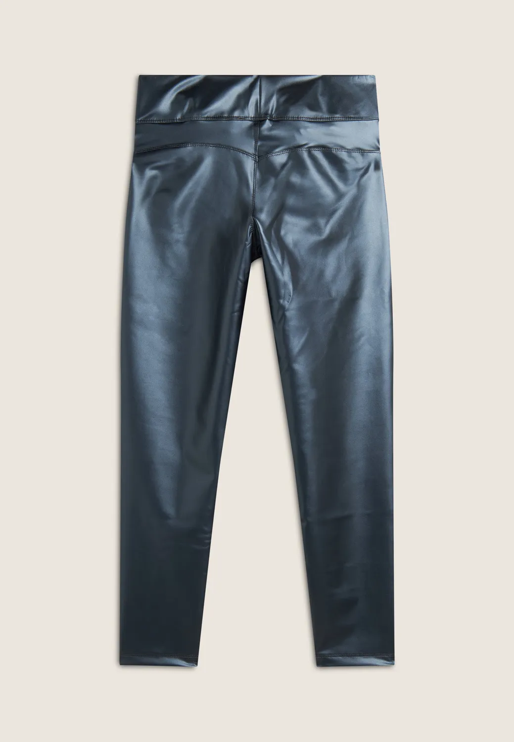 Freddy 7/8 Coated Leggings Leder-Look hoher Bund