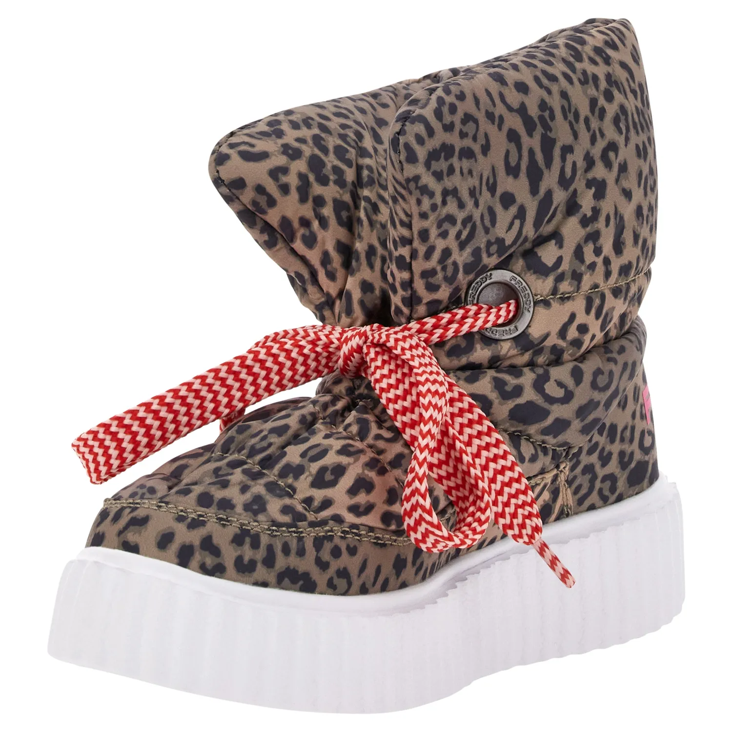 Freddy Puff Boot Sneaker-Stiefel Animalier gefüttert