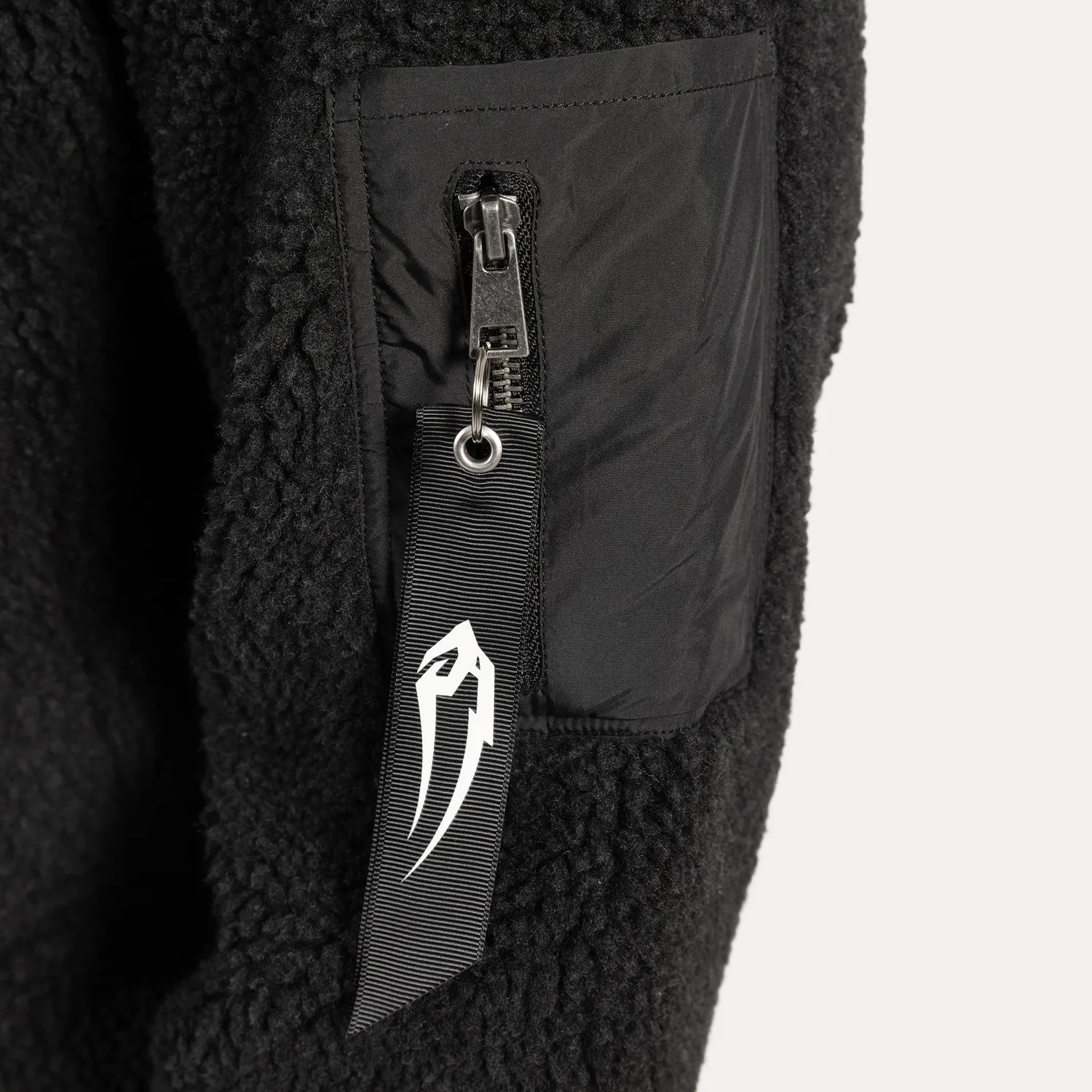 Smilodox Ferell Teddy Bomberjacke Schwarz locker