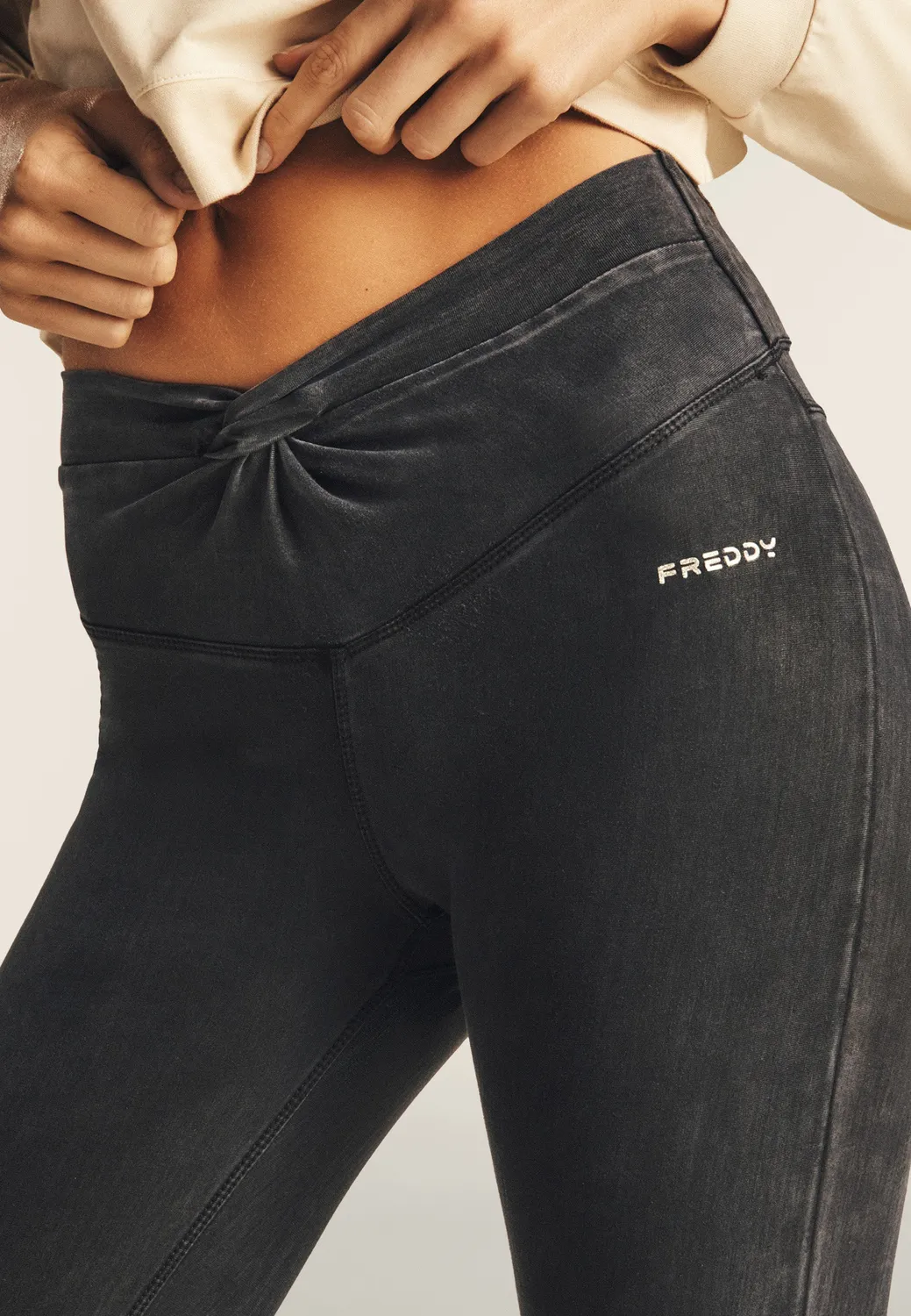 Freddy N.O.W. Jeggings Dark Jeans Tencel hoher Bund