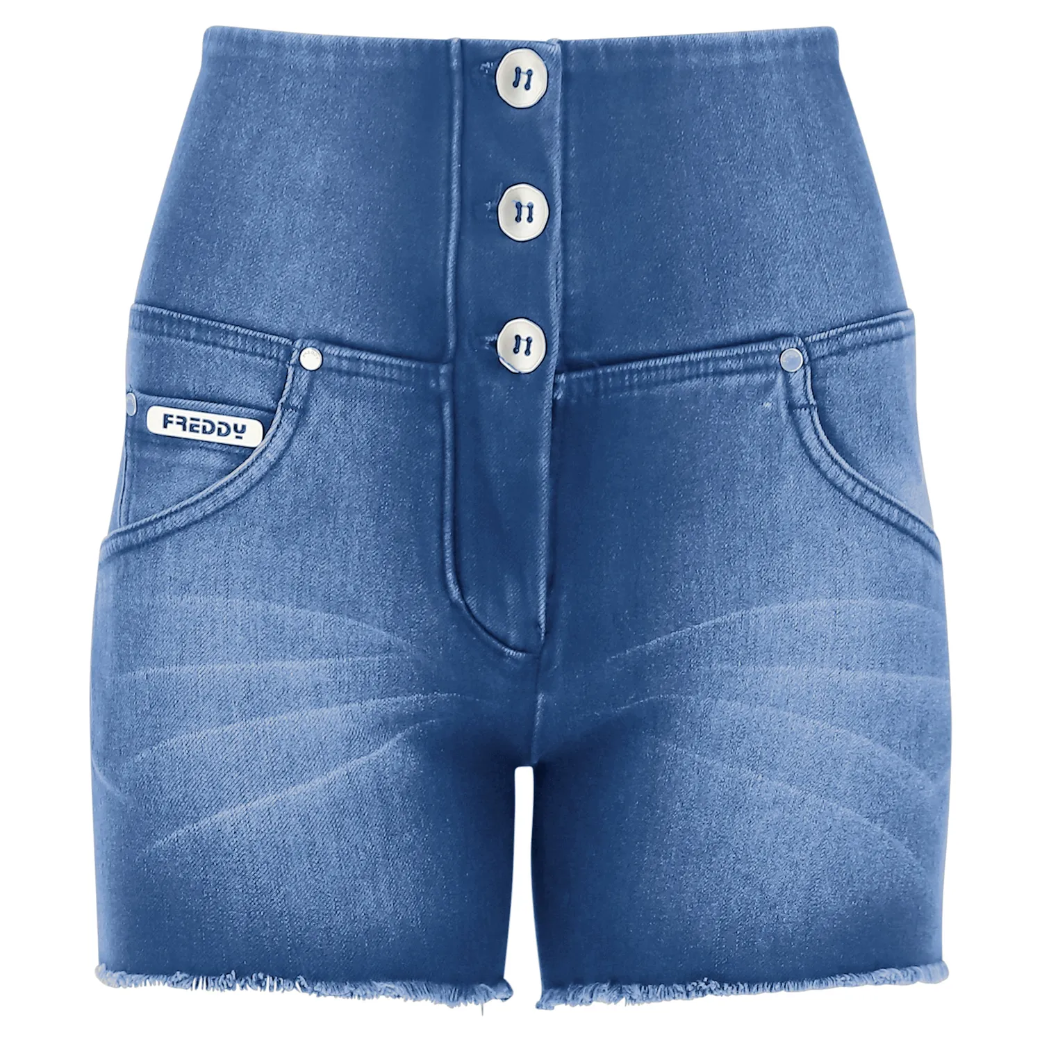 Freddy WR.UP Denim Shorts High Waist Jeans Nero Push-up