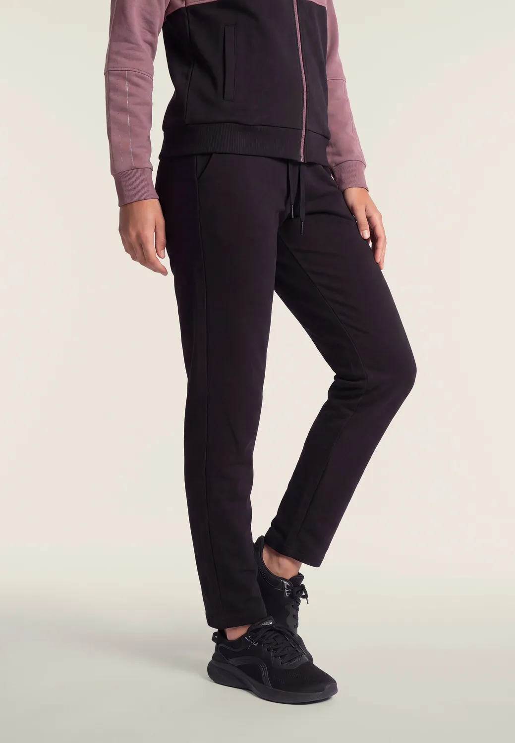 Freddy Trainingsanzug Colour Block Zip Rose Taupe