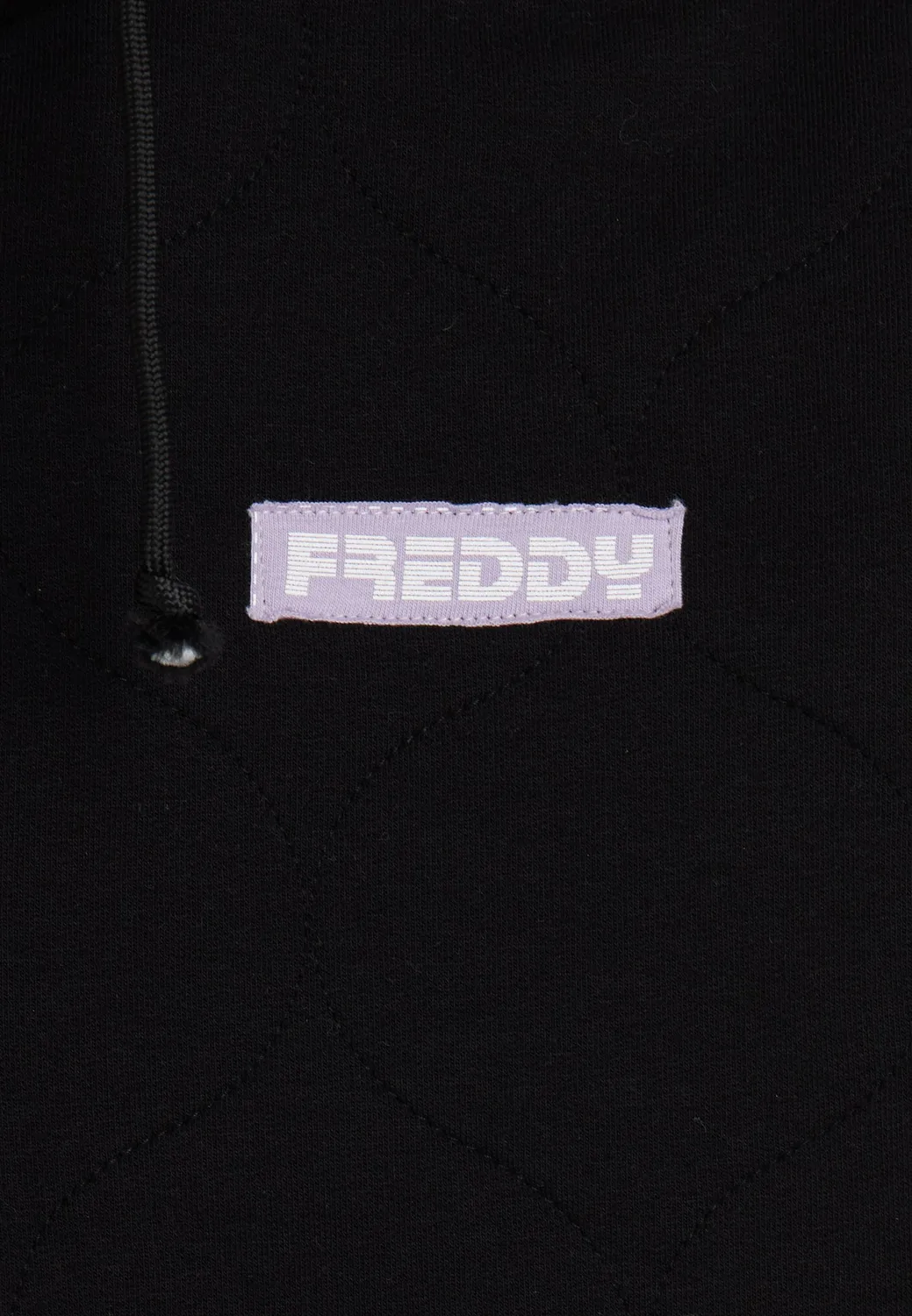 Freddy Ärmelloser Hoodie Mädchen Baumwolle halber Reissverschluss
