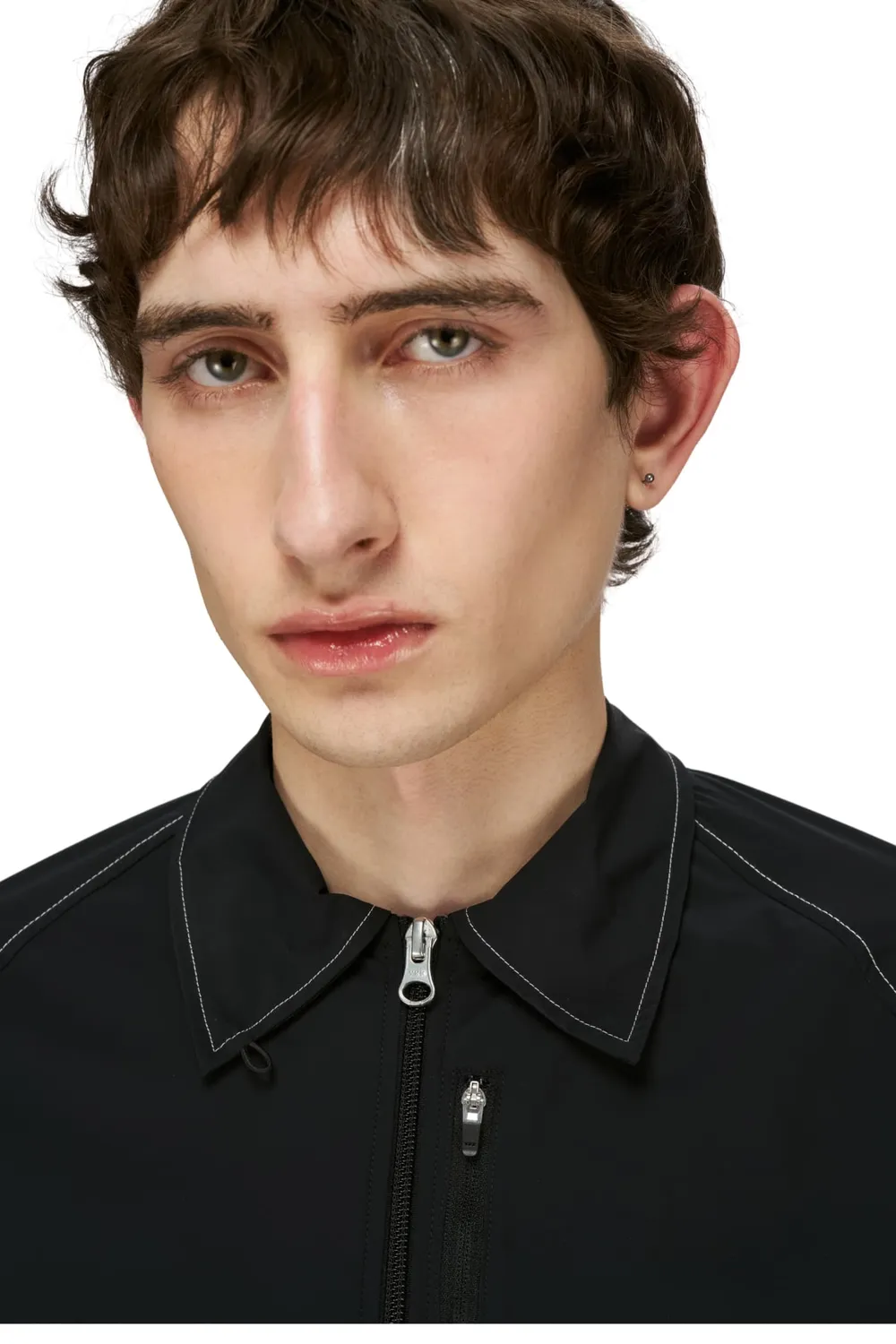 UNNA Run Wild Shirt Overshirt Herren Schwarz elastisch