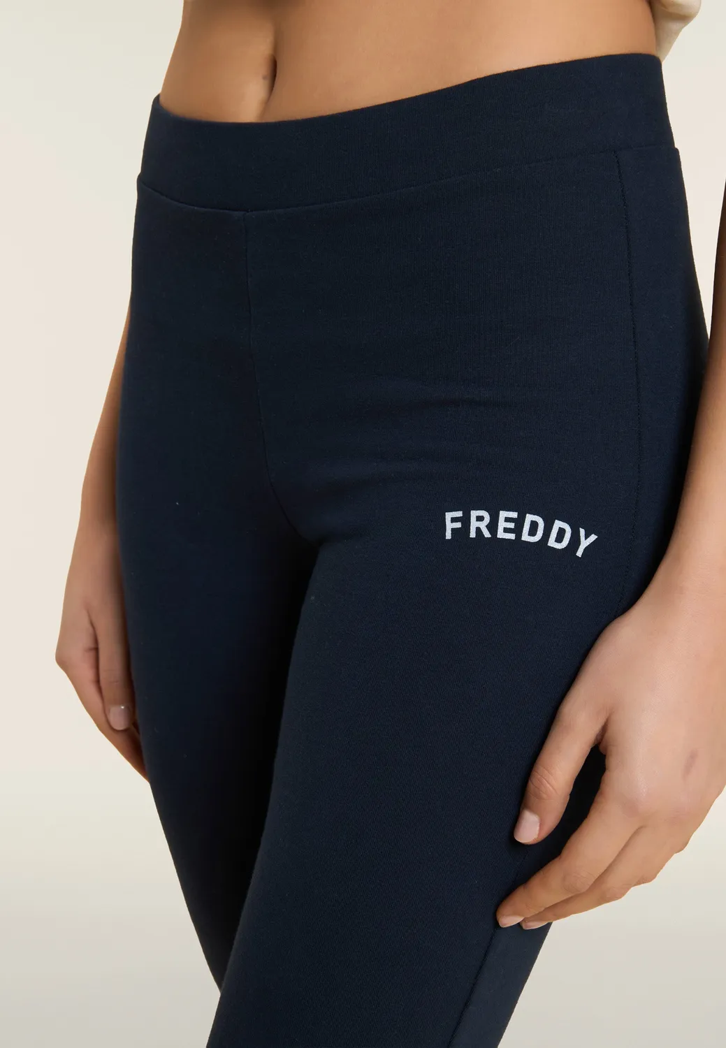 Freddy Slim Schlaghose B109 Glitter-Logo