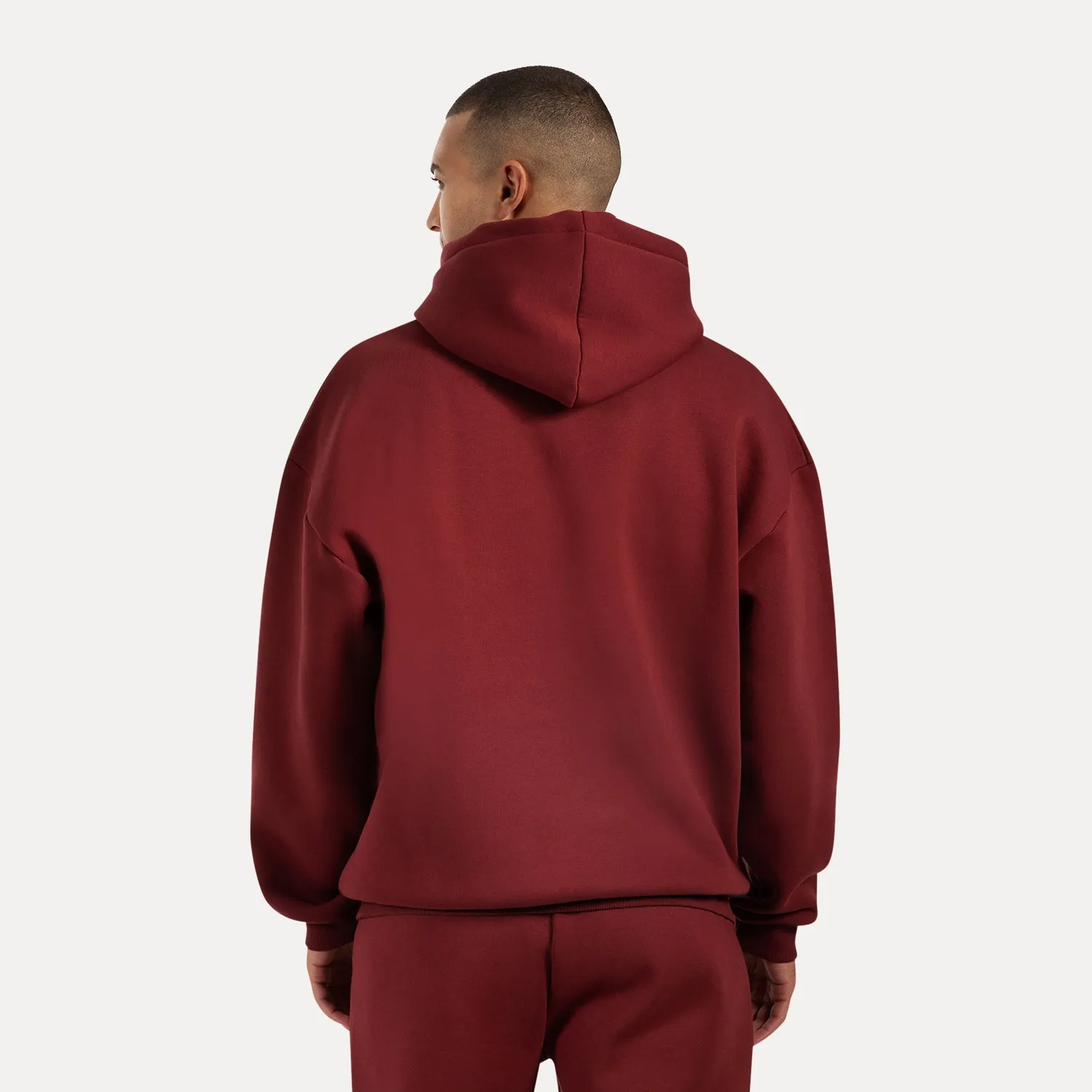 Smilodox Kayson Hoodie Schwarz Herren Oversize