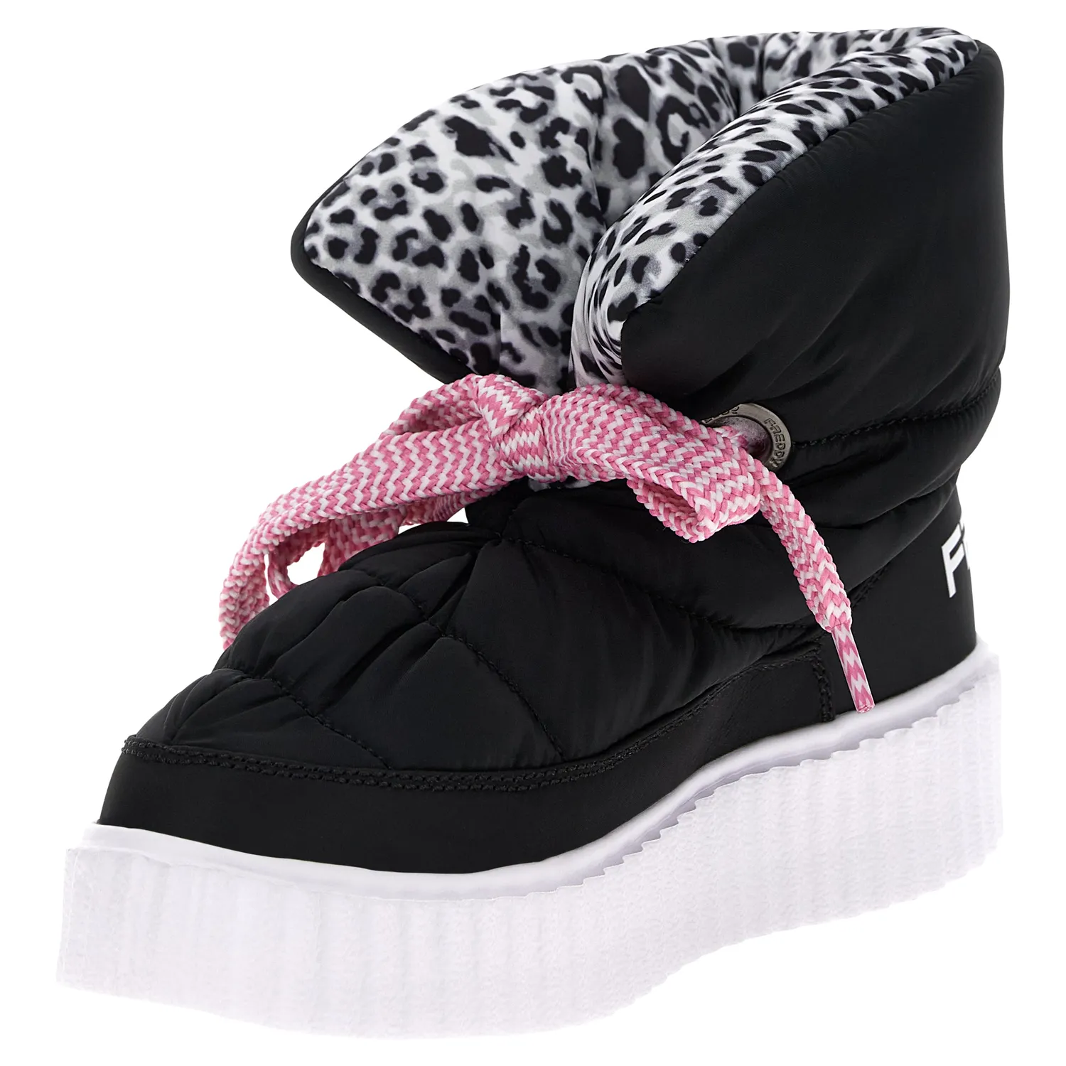 Freddy Puff Boots Damen schwarz mit Pilefutter