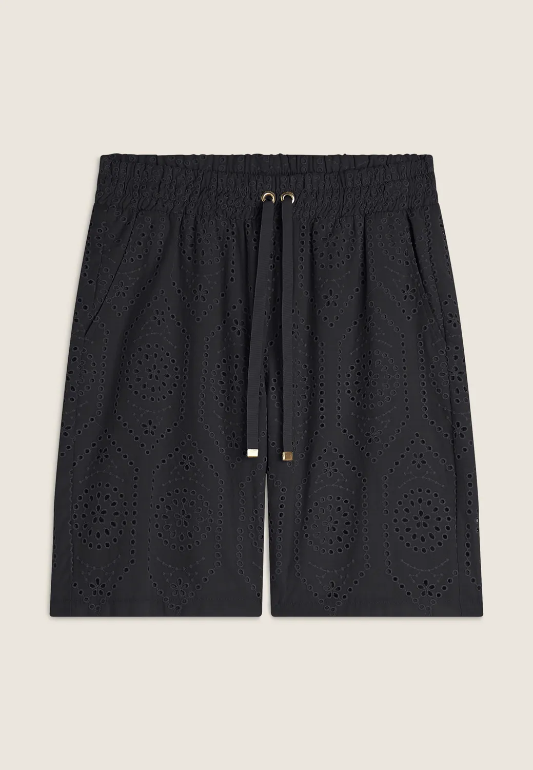 Freddy Musselin Shorts Sangallo-Stickerei regular