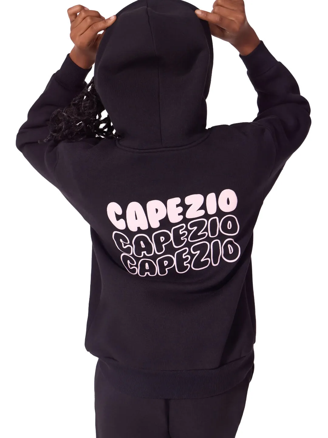Capezio F12559C Jet Setter Momentum Hoodie Kinder Schwarz