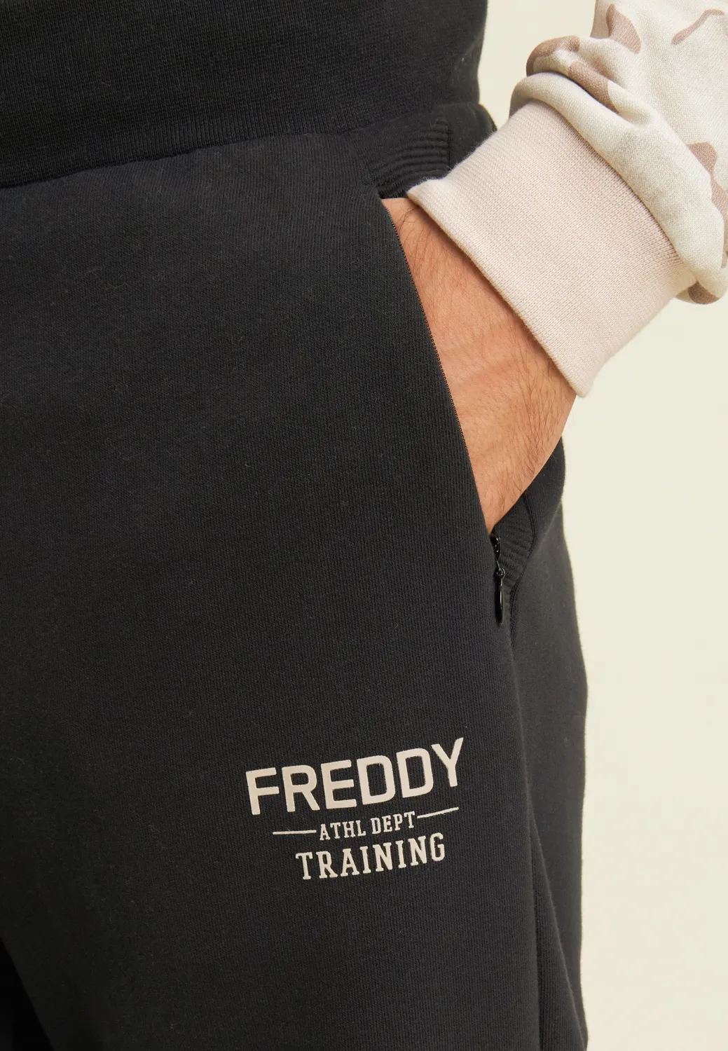 Freddy Jogger Herren Baumwolle Regular schwarz