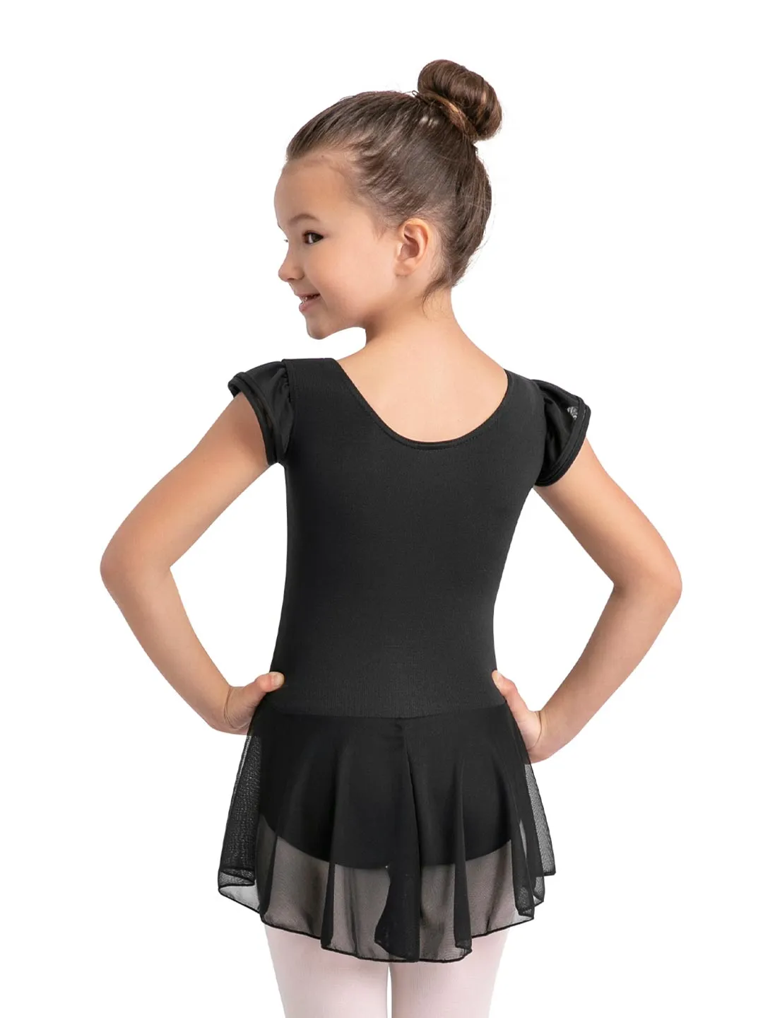 Capezio Children's Collection 11882CD Ballettkleid Schwarz Flatterärmel