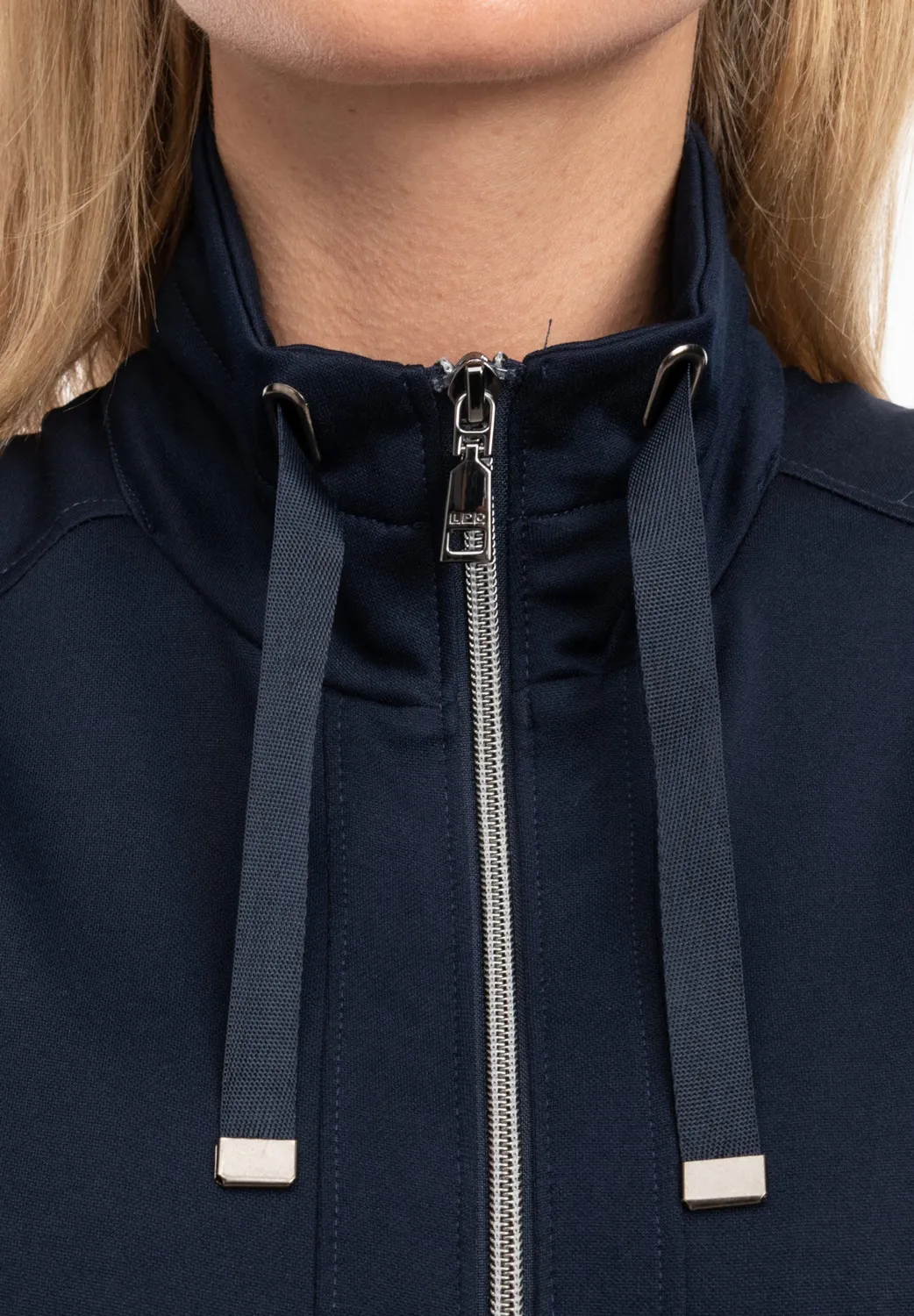 LPO Jennifer 2 Weste Damen dunkelblau Baumwolle