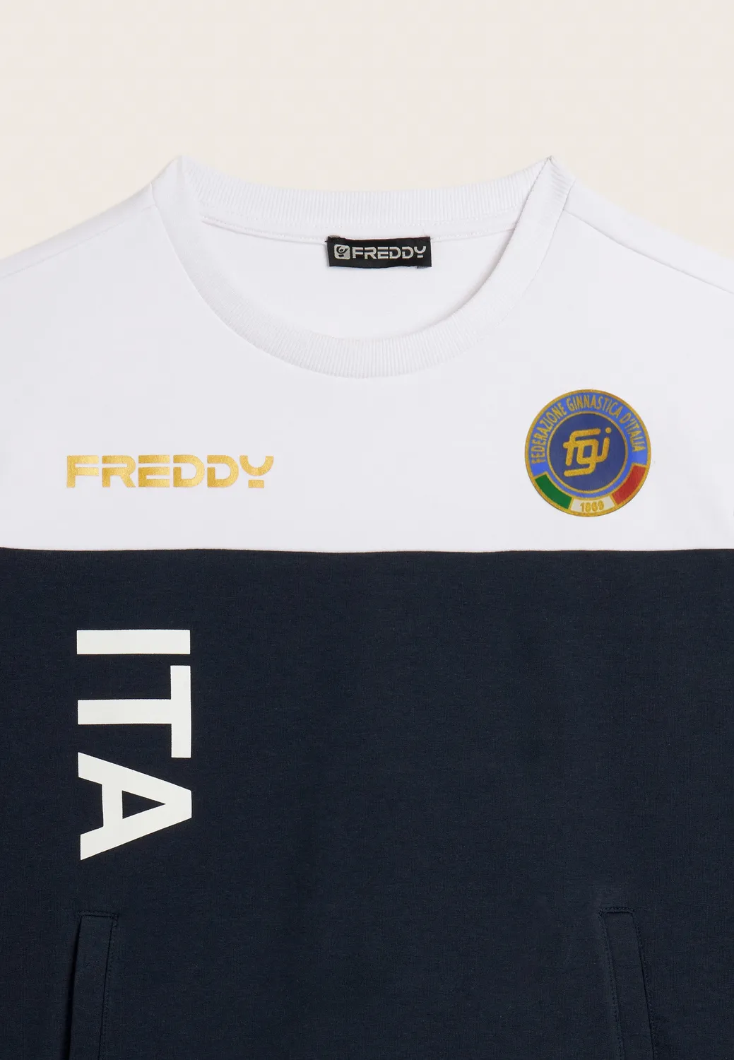 Freddy Italia FGI Trainingsanzug Dark Sapphire-White