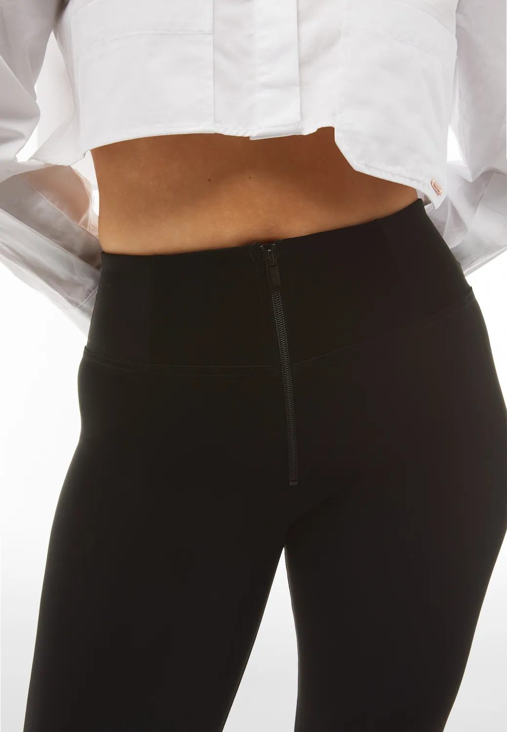 Freddy WR.UP Superskinny Kunstleder-Leggings Demitasse Wet-Look