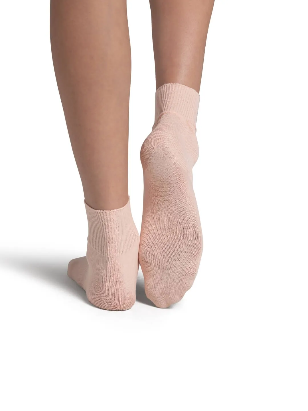Capezio Dance Sock BG017C Tanzsocken Weiß Kinder Rippbündchen