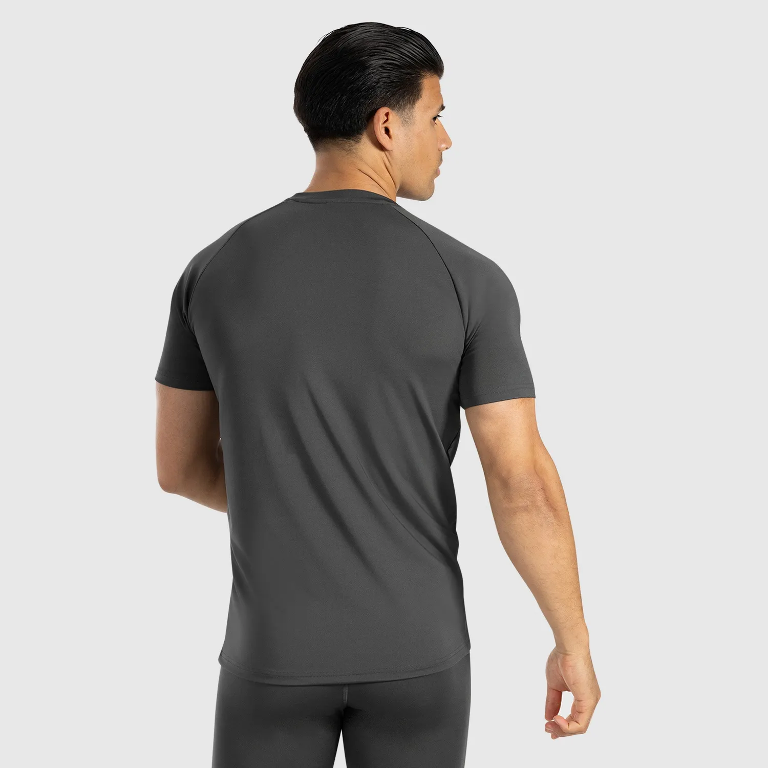 Smilodox Zeyn T-Shirt Herren Marineblau Slim Fit