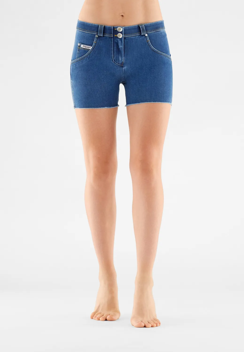 Freddy WR.UP Push-up Denim Shorts dunkelblau