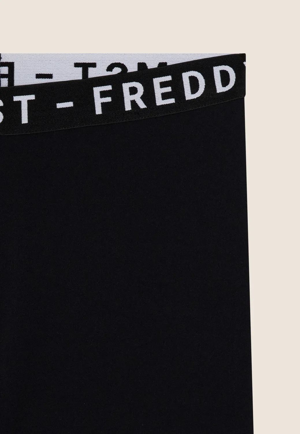 Freddy Biker Leggings schwarz Logo-Bund