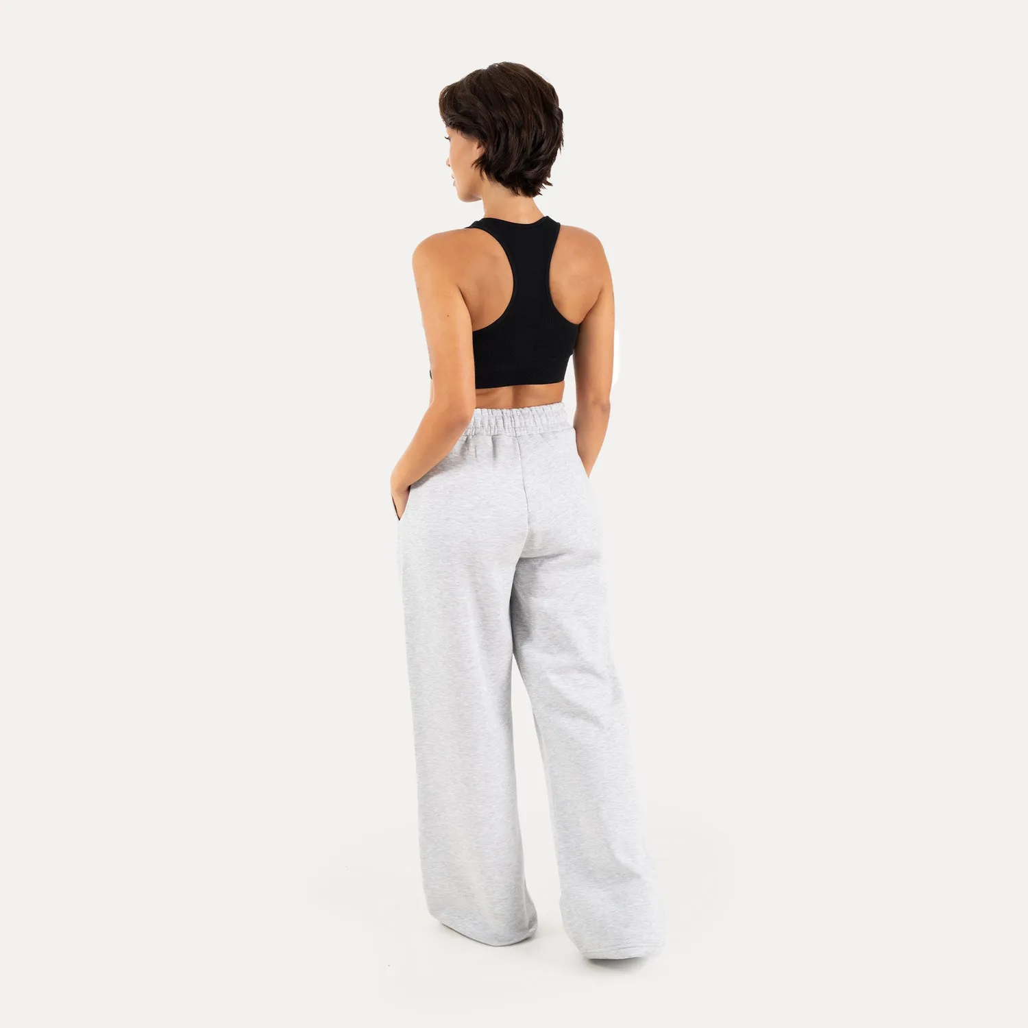 Smilodox Sorea Zadie Jogginghose Damen Schwarz Baumwolle