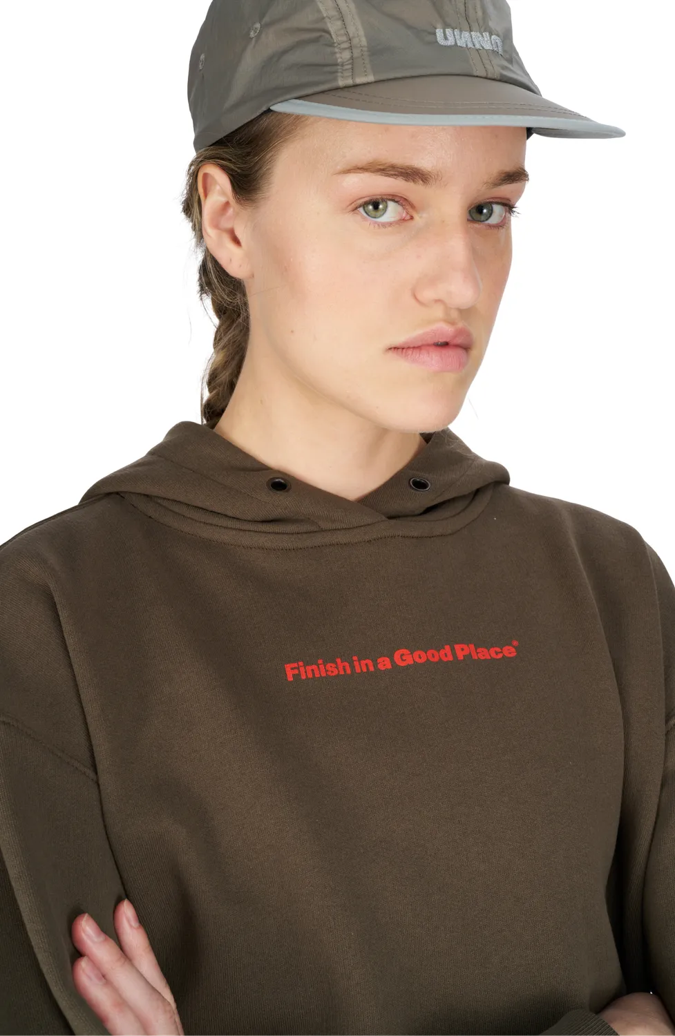 UNNA Slow Motion Hoodie W Hoodie Wren Brown weich