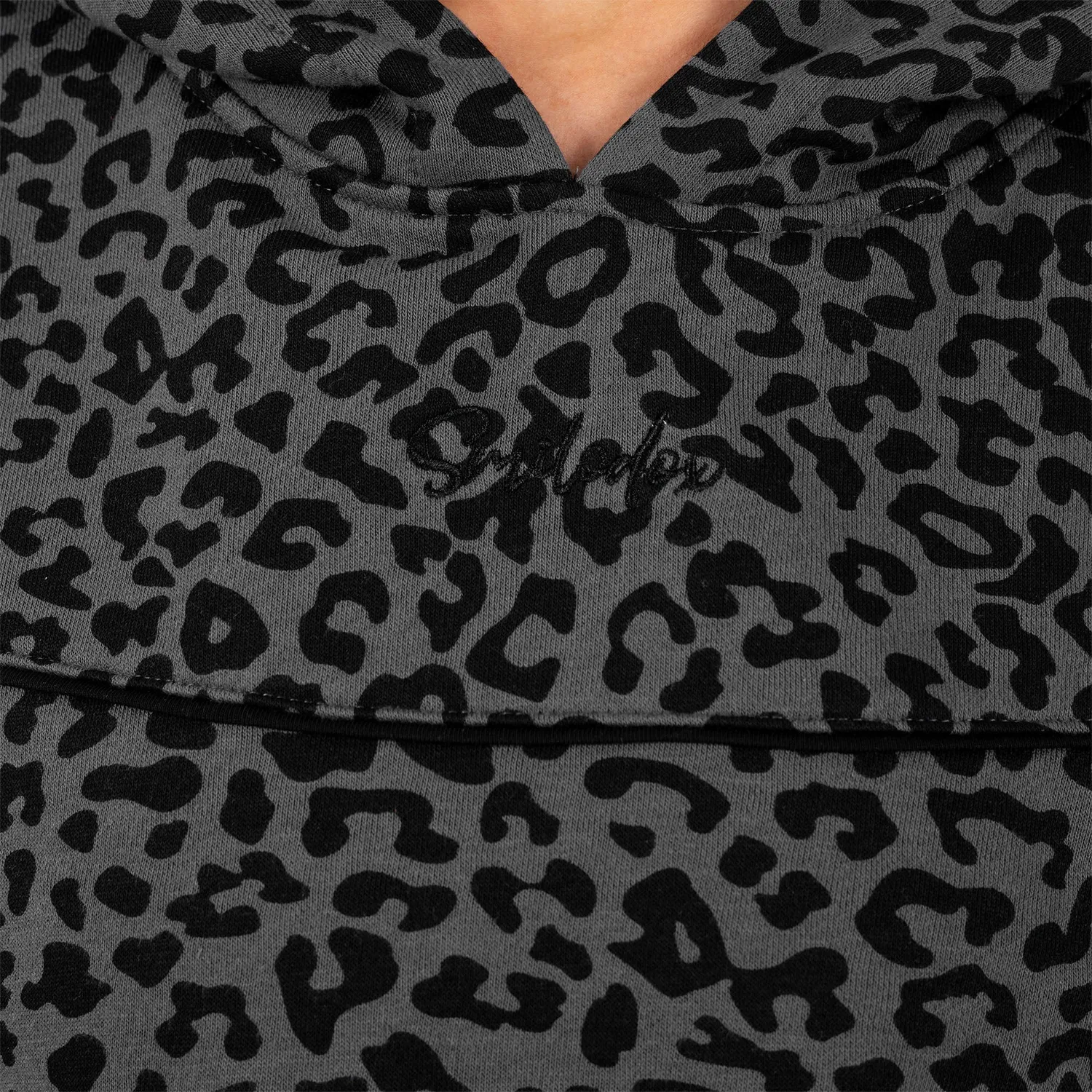 Smilodox Sorea Siara Hoodie Schwarz Leo Relaxed