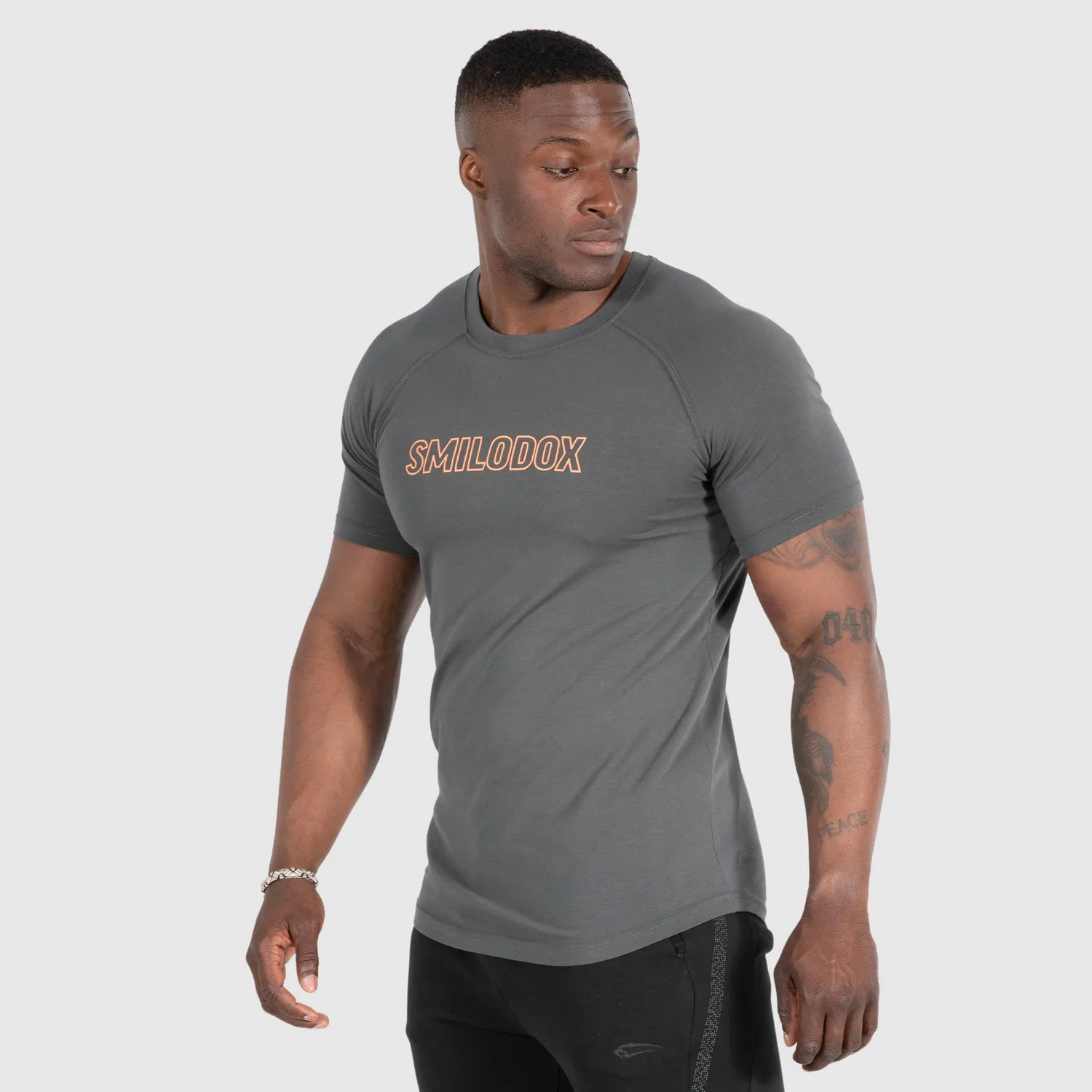 Smilodox Lunara Timmy T-Shirt Schwarz Baumwolle