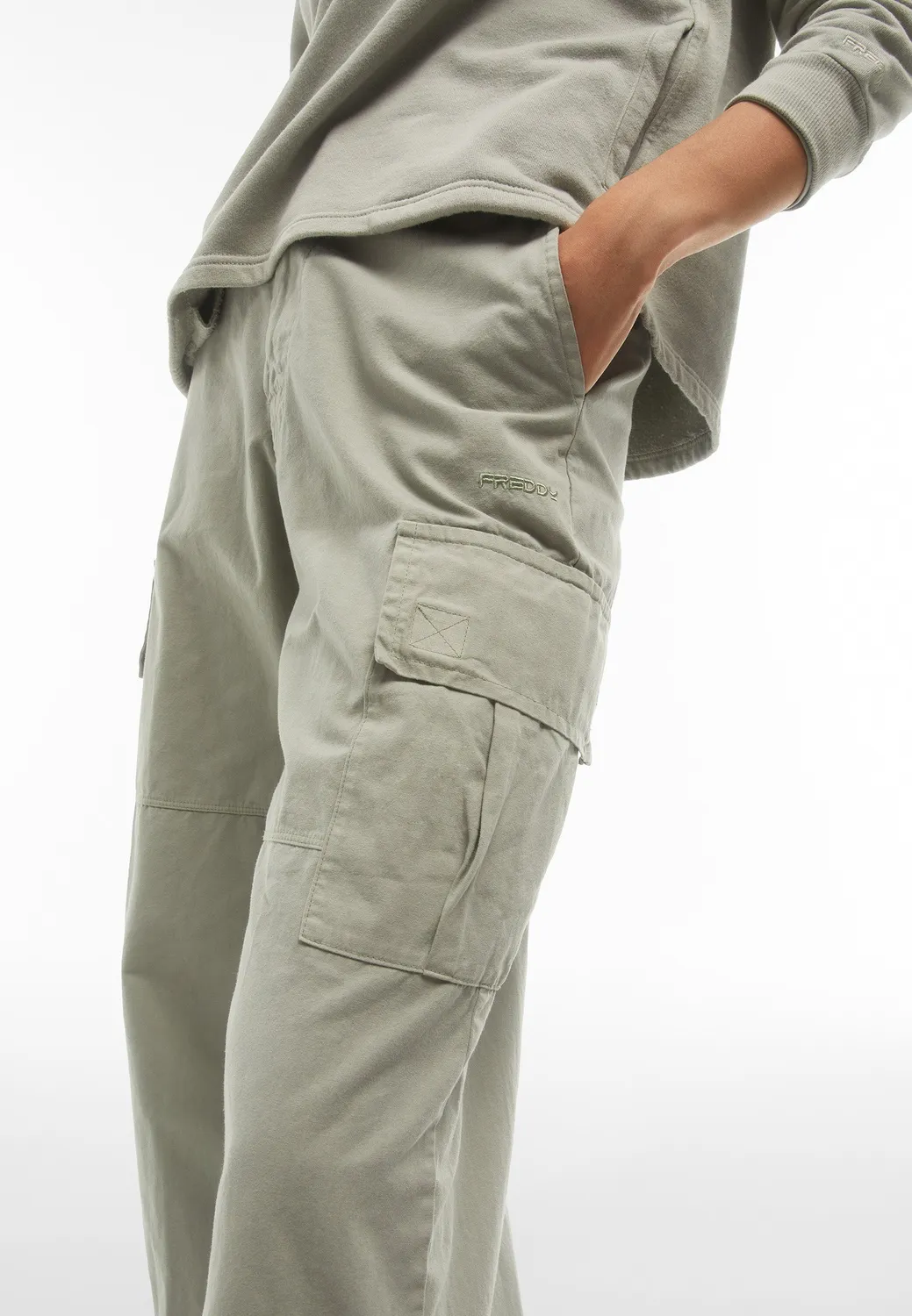 Freddy Cargo Hose Canvas Bio-Baumwolle Bitter Chocolate