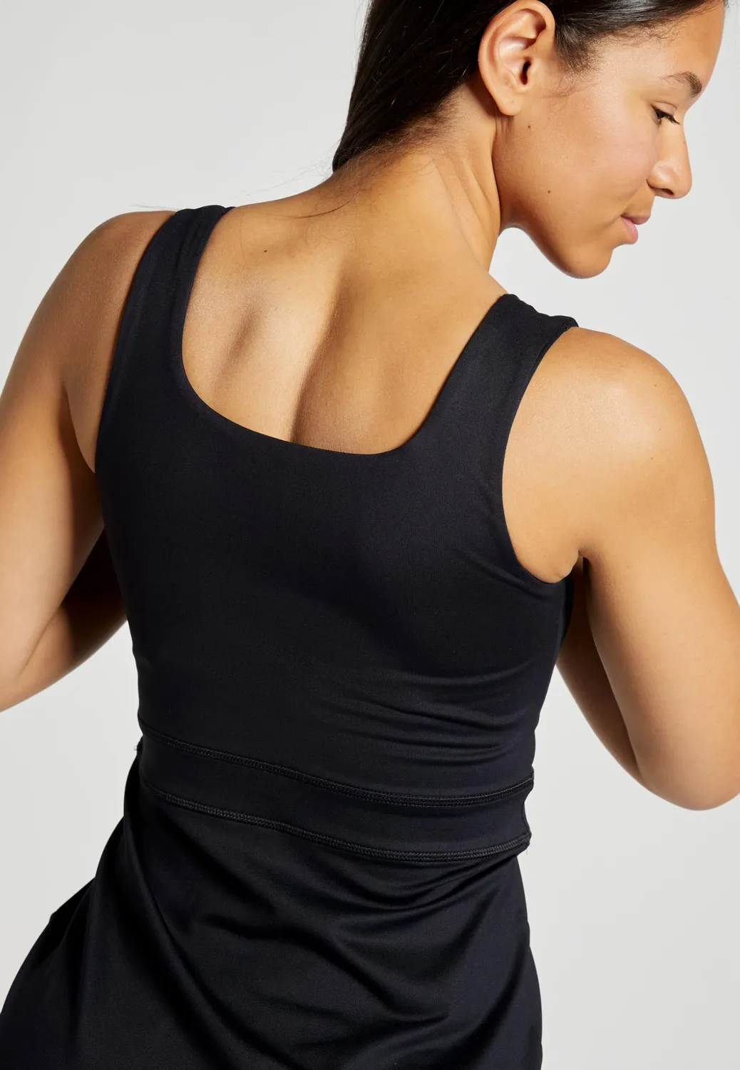 SPORTKIND Advantage Tenniskleid ärmellos UV-Schutz 50+