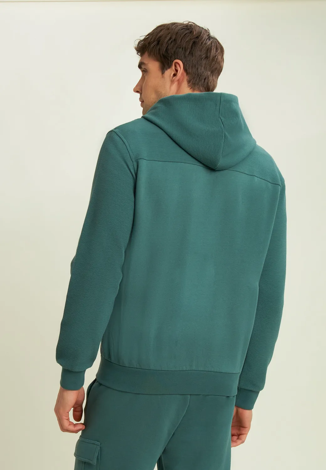 Freddy Camouflage Hoodie Herren Full-Zip Blau