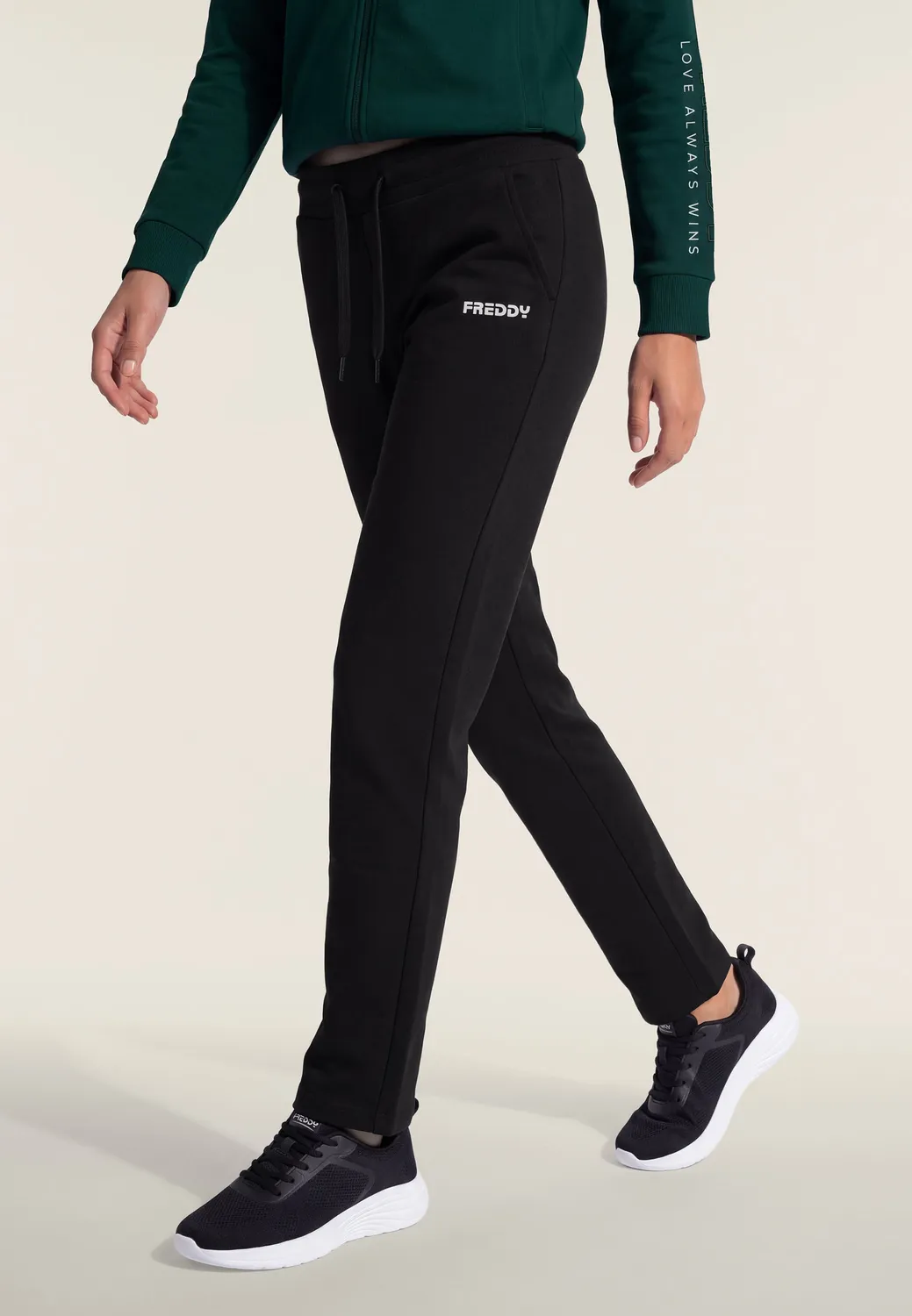 Freddy Trainingsanzug Damen Full-Zip Navy Sticklogo