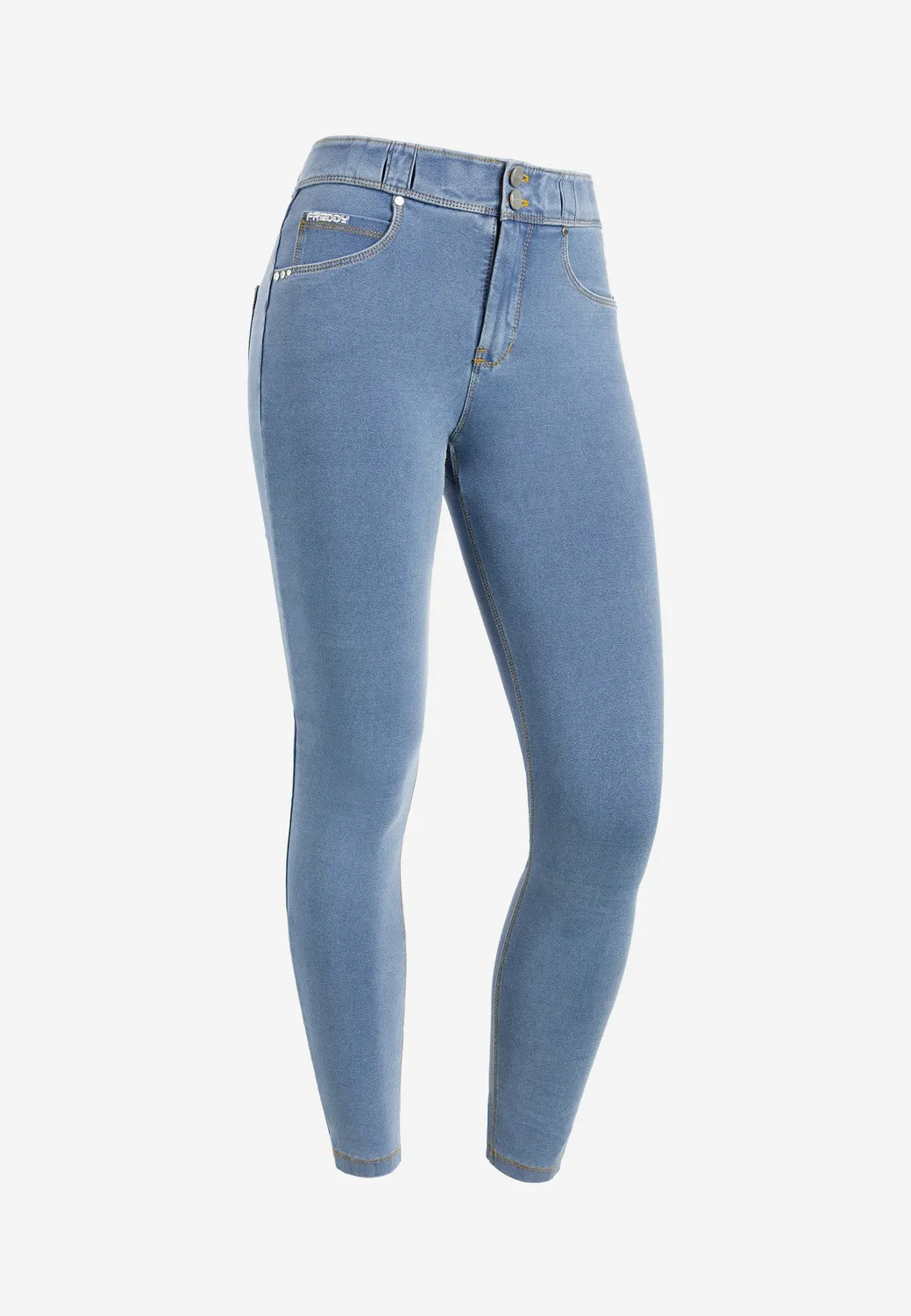 Freddy N.O.W. Skinny Hose Denim hellblau Bio-Baumwolle